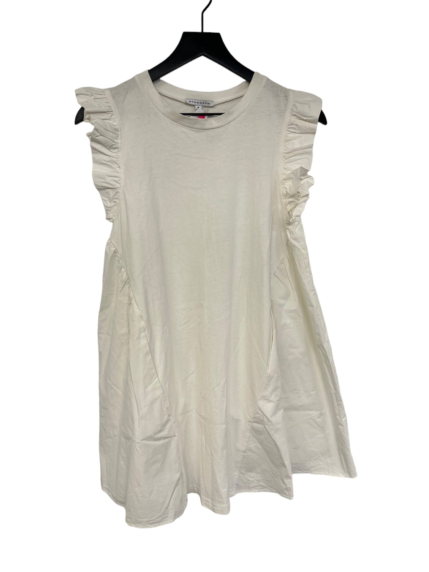 White Dress Casual Short Staccato, Size S