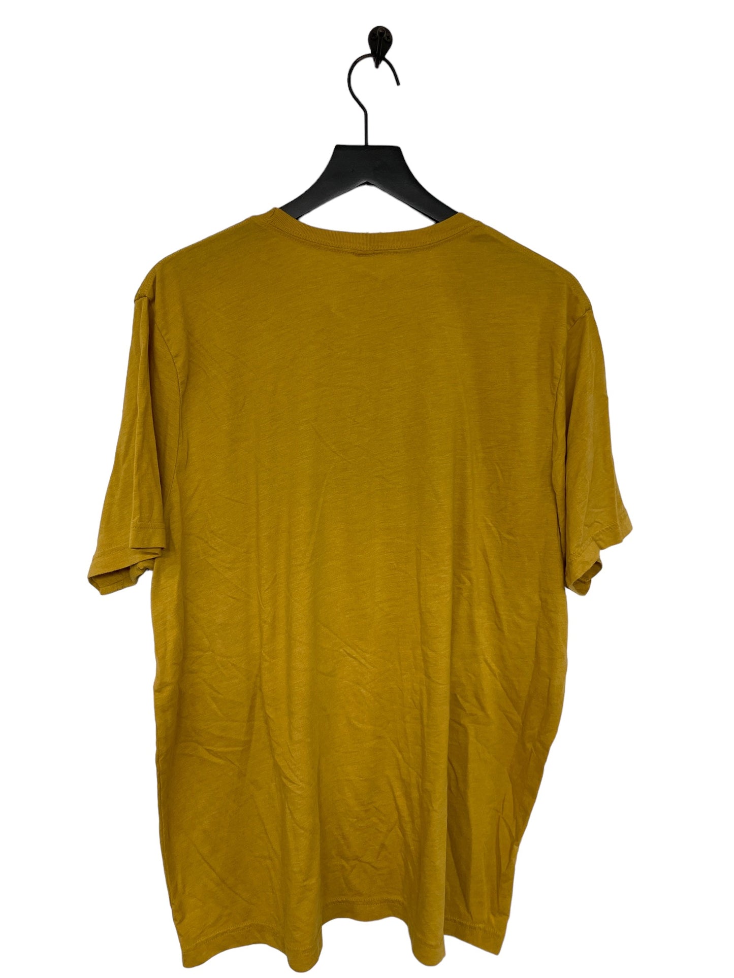 Yellow Top Short Sleeve Basic Bella + Canvas, Size 2x