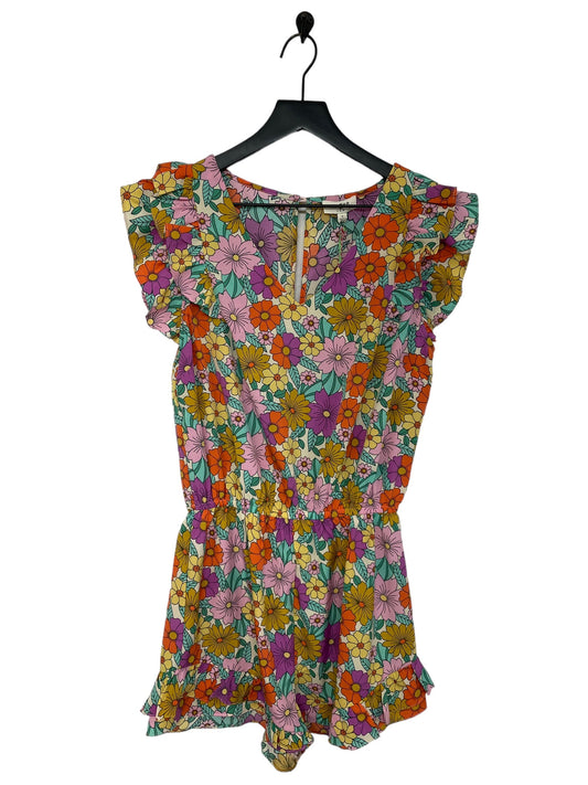 Floral Print Romper Umgee, Size S