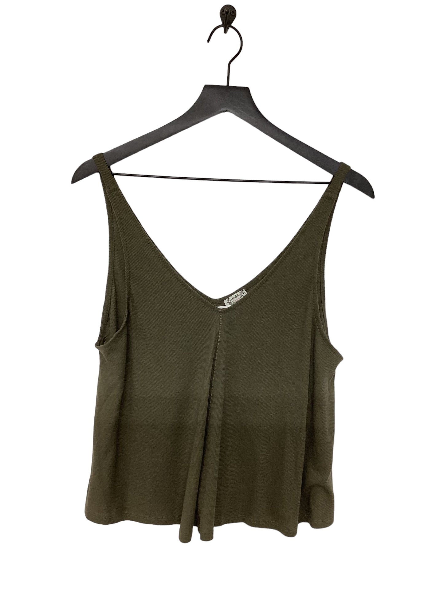 Green Top Sleeveless Free People, Size S