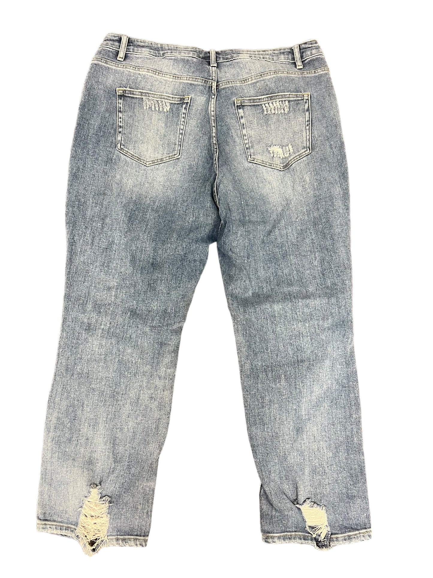 Blue Denim Jeans Straight Vervet, Size 16