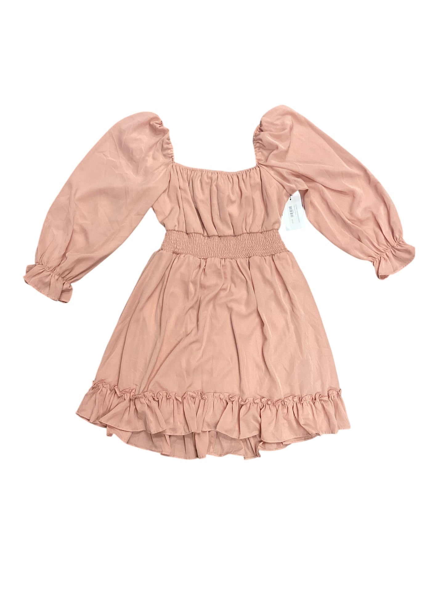 Dress Party Short By She + Sky In Peach, Size: S