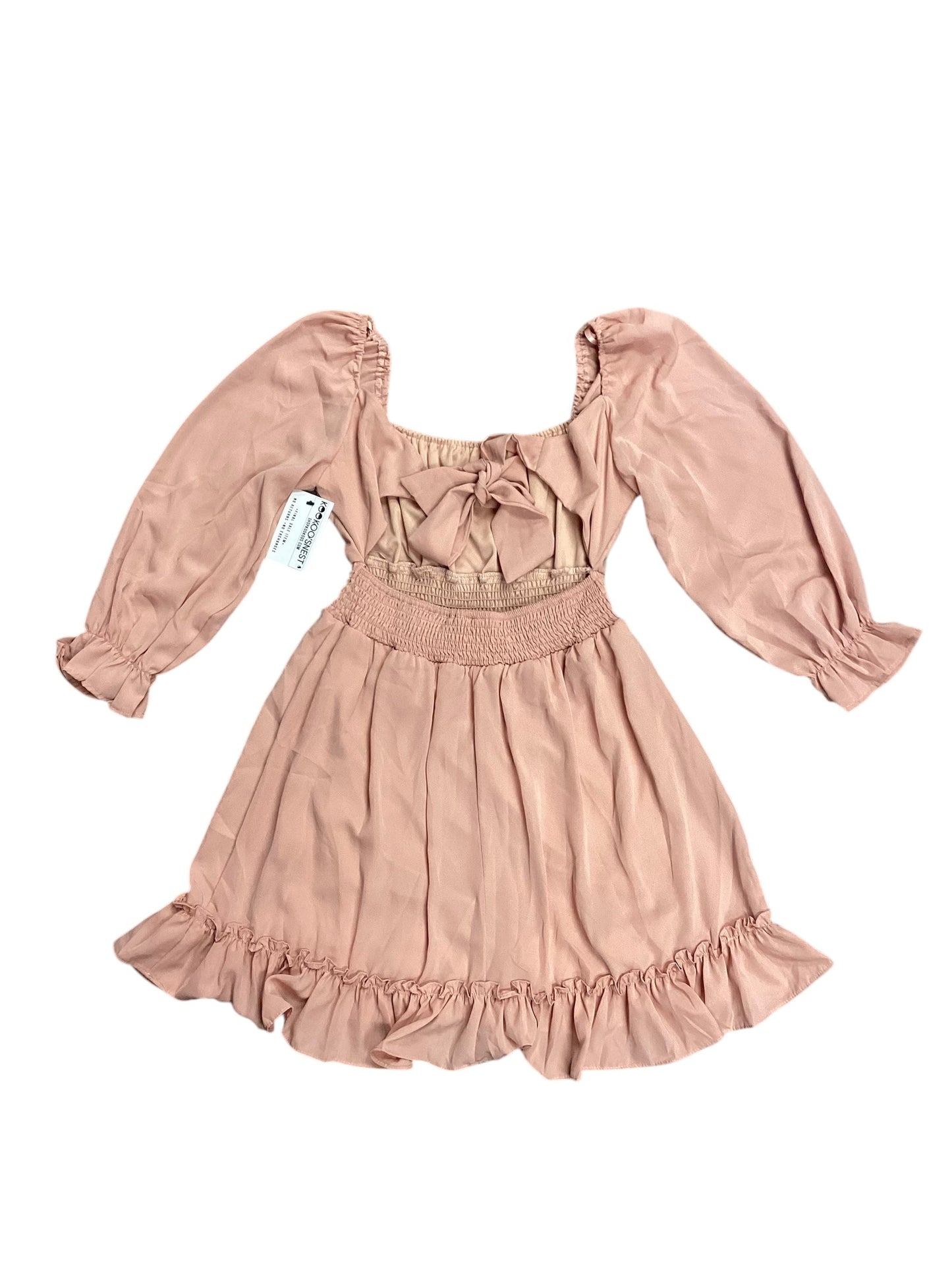 Dress Party Short By She + Sky In Peach, Size: S