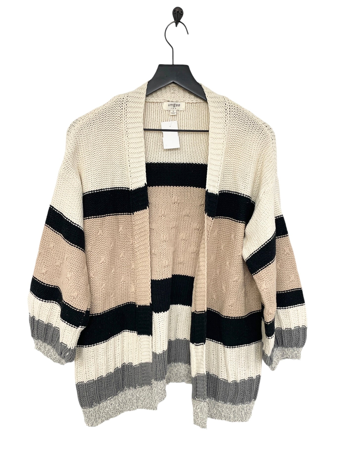 Sweater Cardigan By Umgee In Tan, Size: S