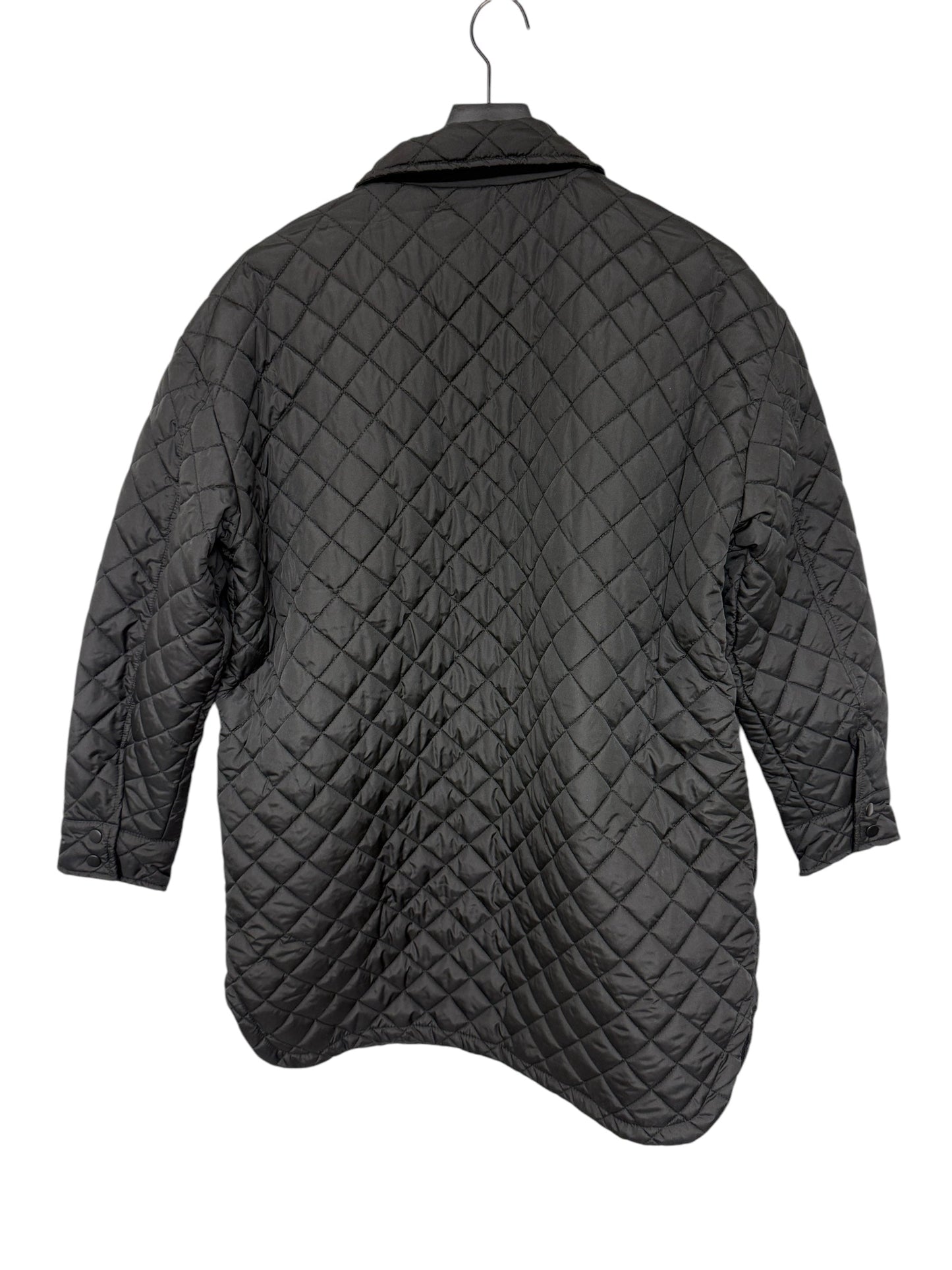 Jacket Puffer & Quilted By New Look In Black, Size: S