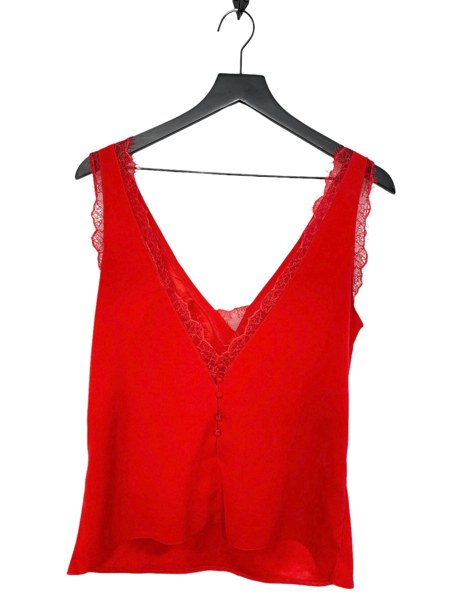 Top Sleeveless By Clothes Mentor In Red, Size: S