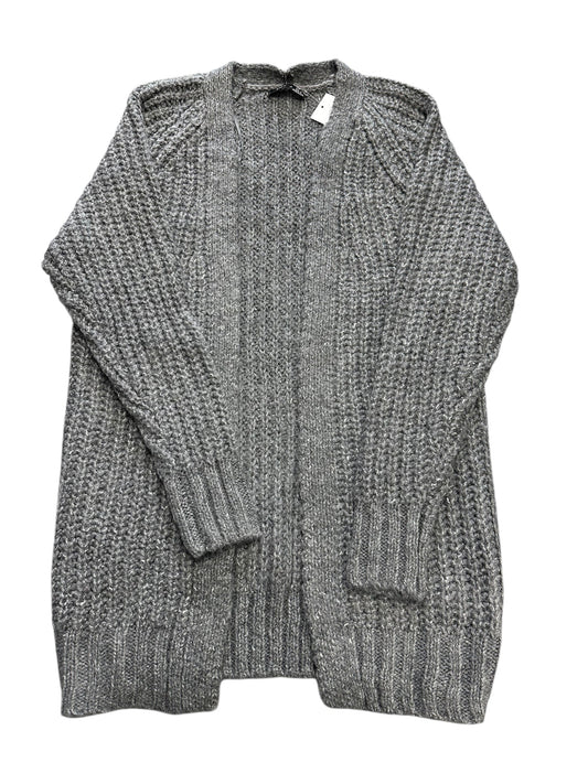 Sweater Cardigan By Dex In Grey, Size: M