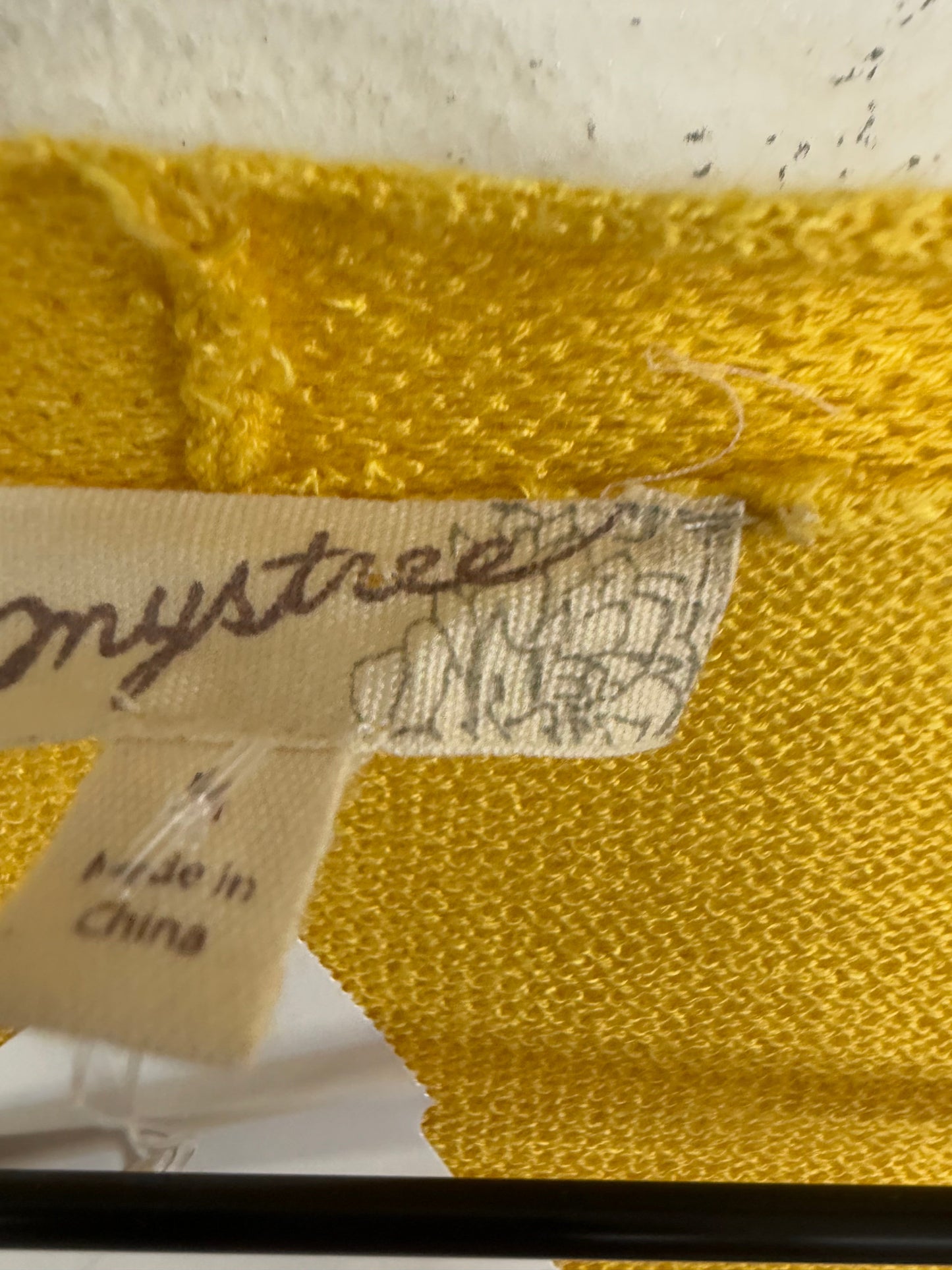 Cardigan By Mystree In Yellow, Size: M