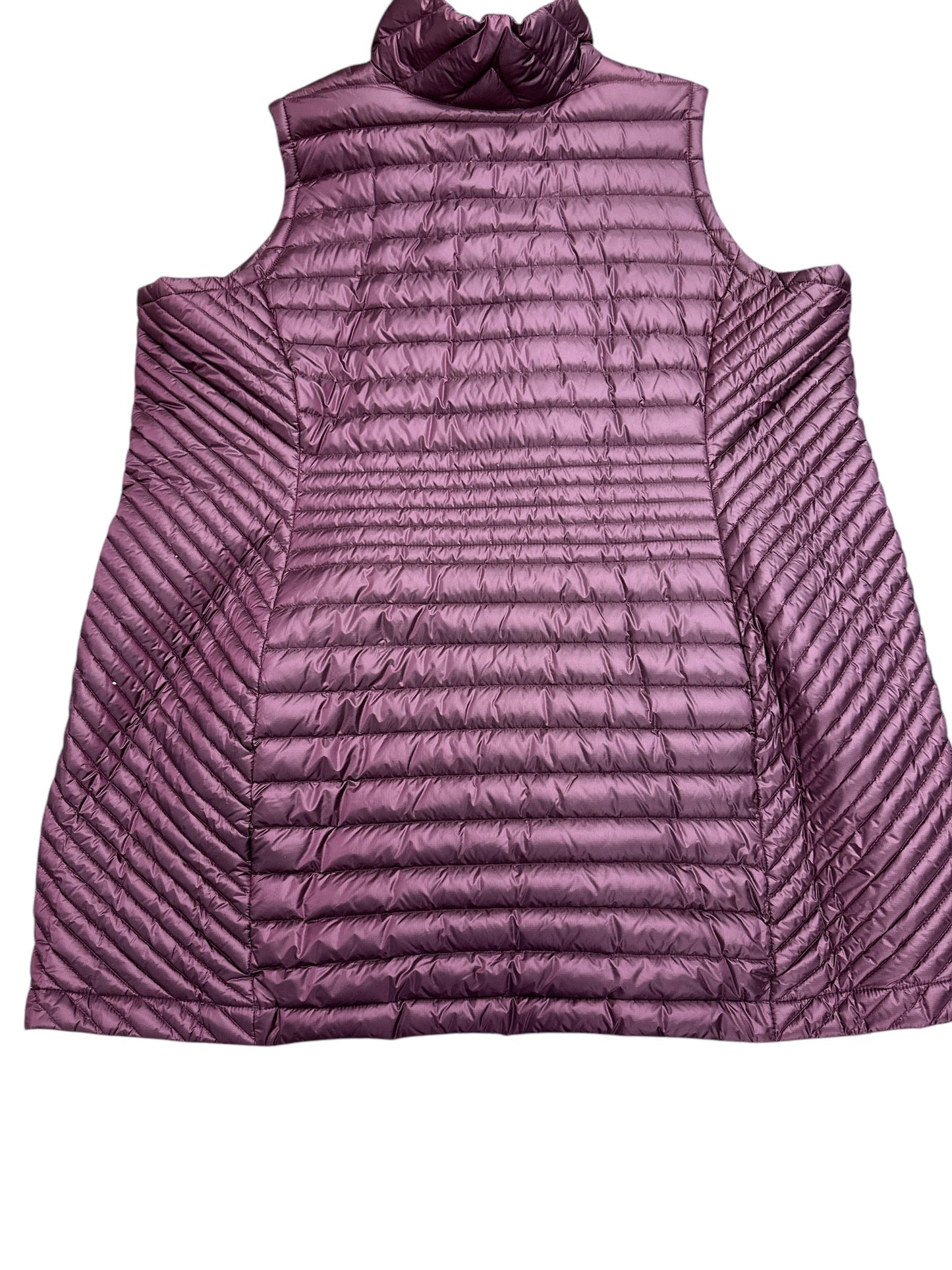 Vest Puffer & Quilted By Duluth Trading In Purple, Size: 3x