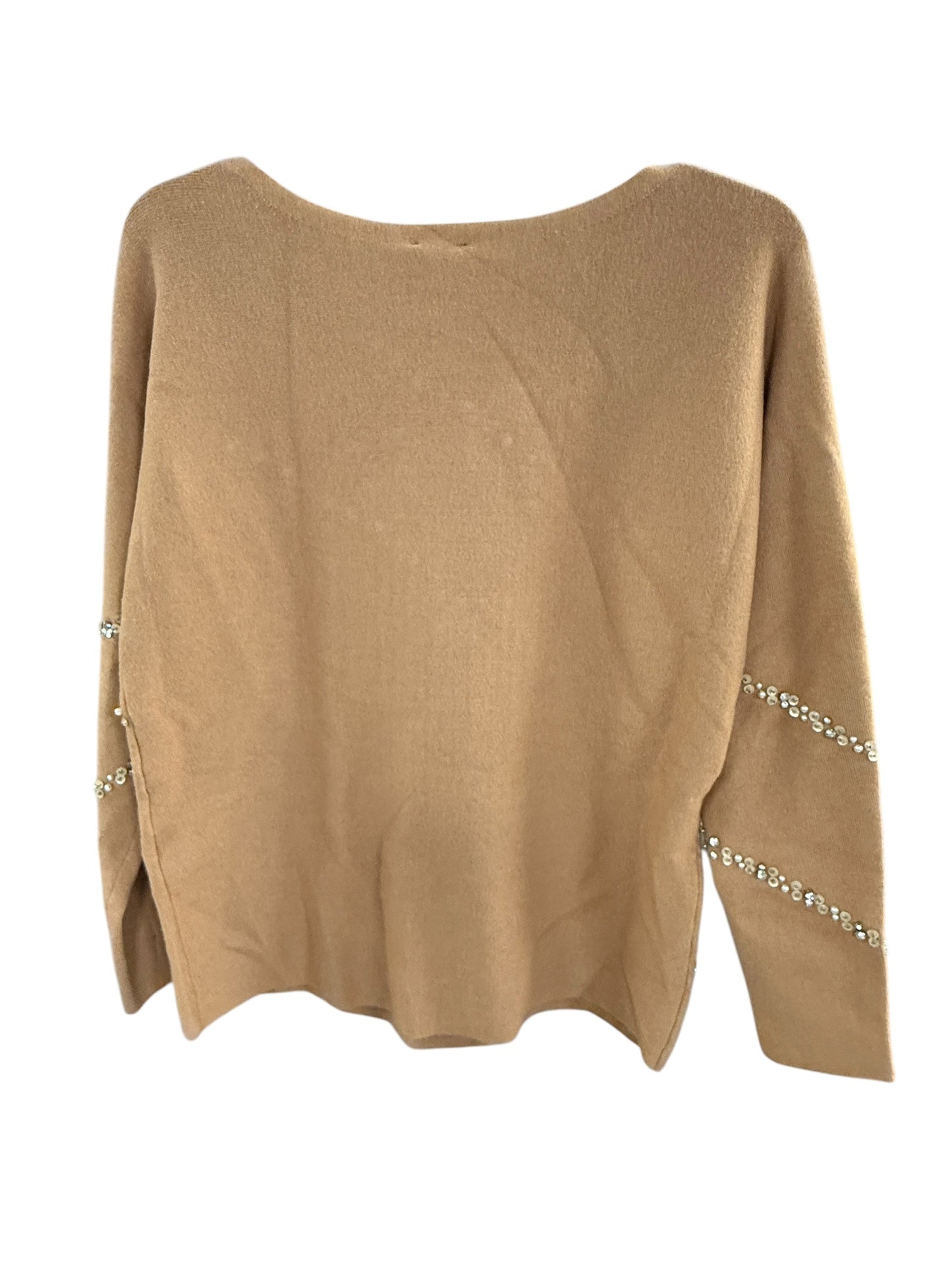 Sweater By Chicos In Tan, Size: S