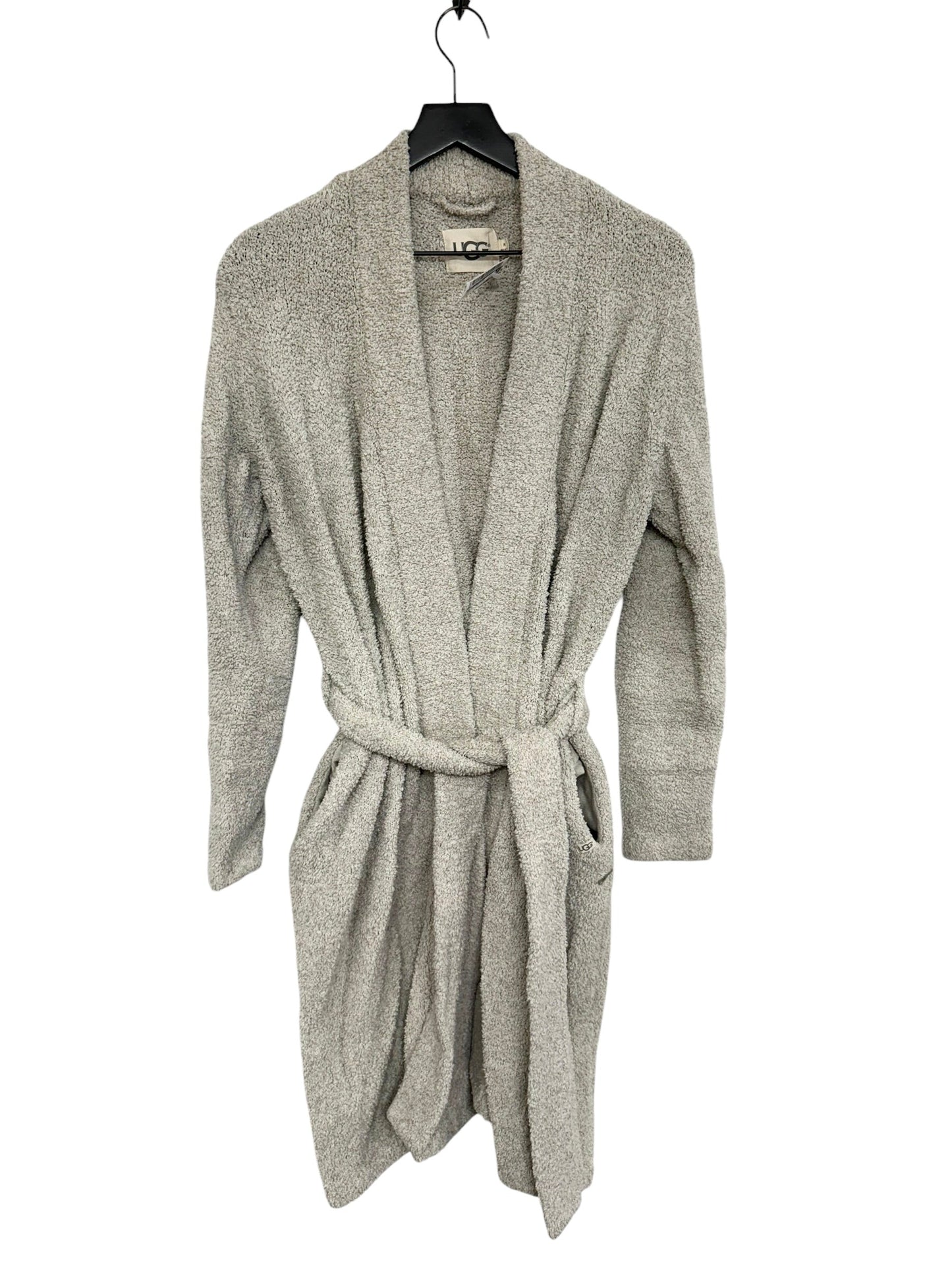 Sweater Cardigan By Ugg In Grey, Size: M