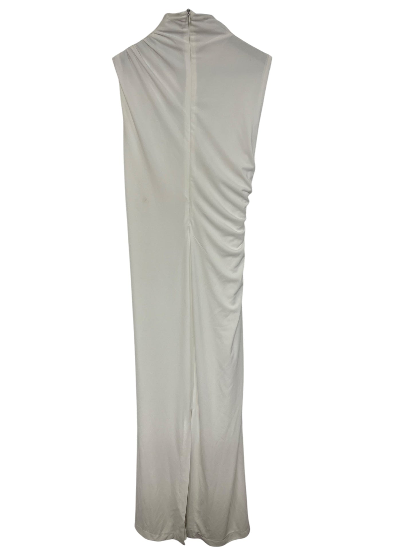 Dress Party Long By Zara In White, Size: L