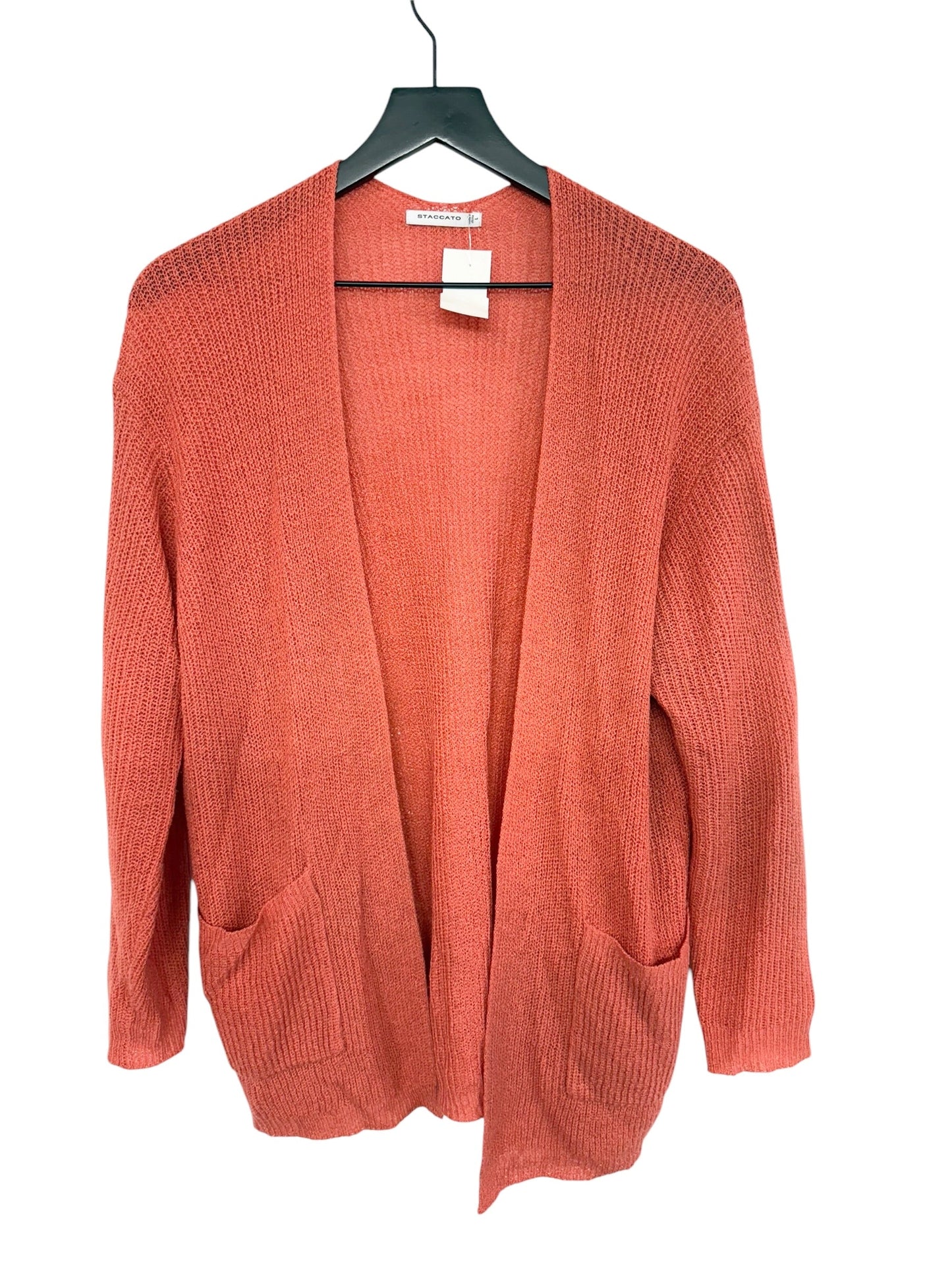 Cardigan By Staccato In Coral, Size: L