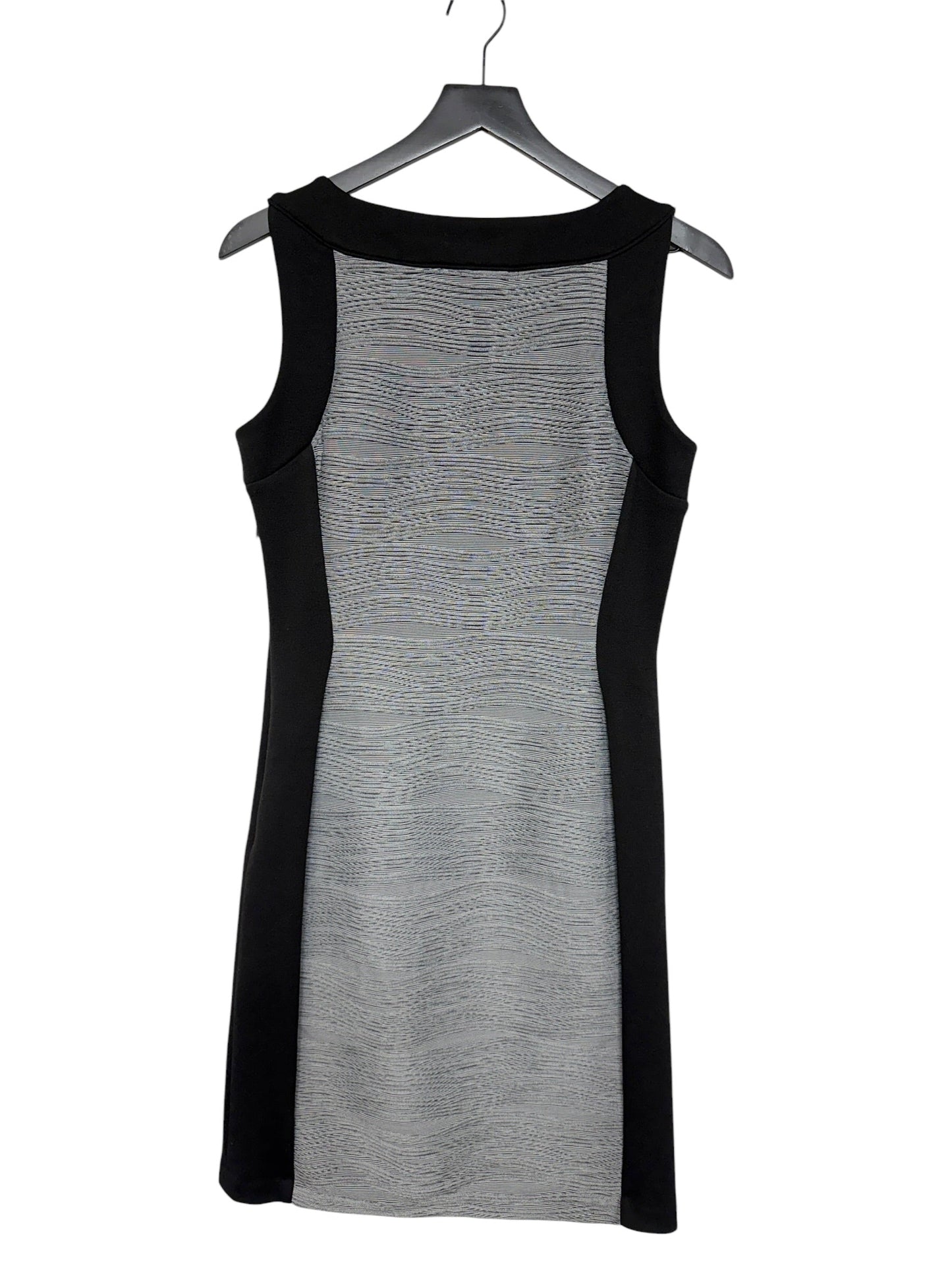 Dress Work By Calvin Klein In Black & Grey, Size: S