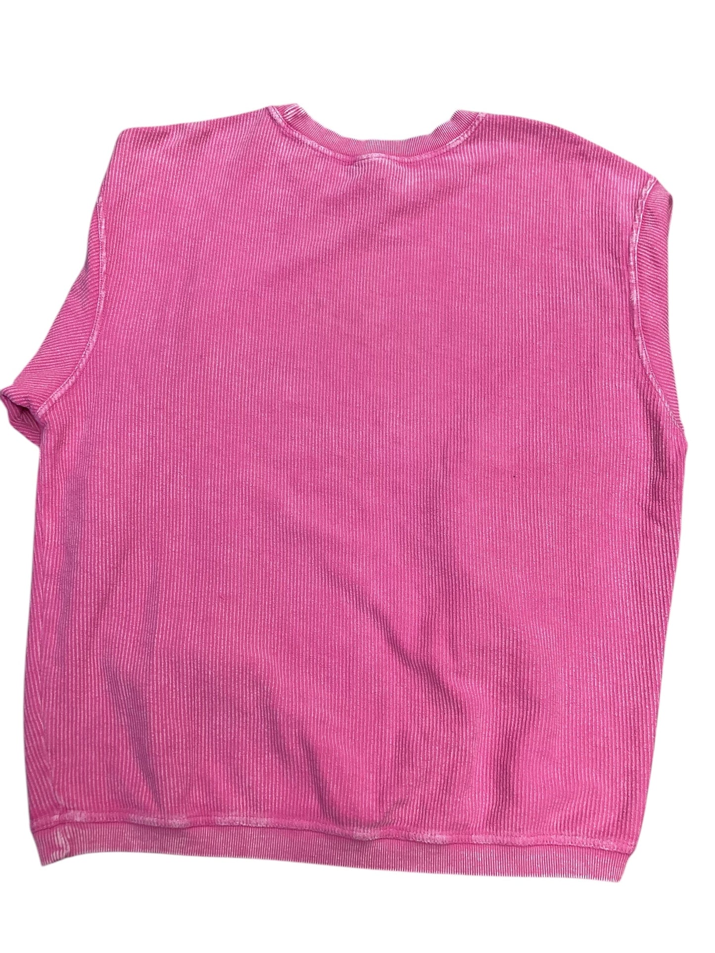 Sweatshirt Crewneck By Cmc In Pink, Size: L