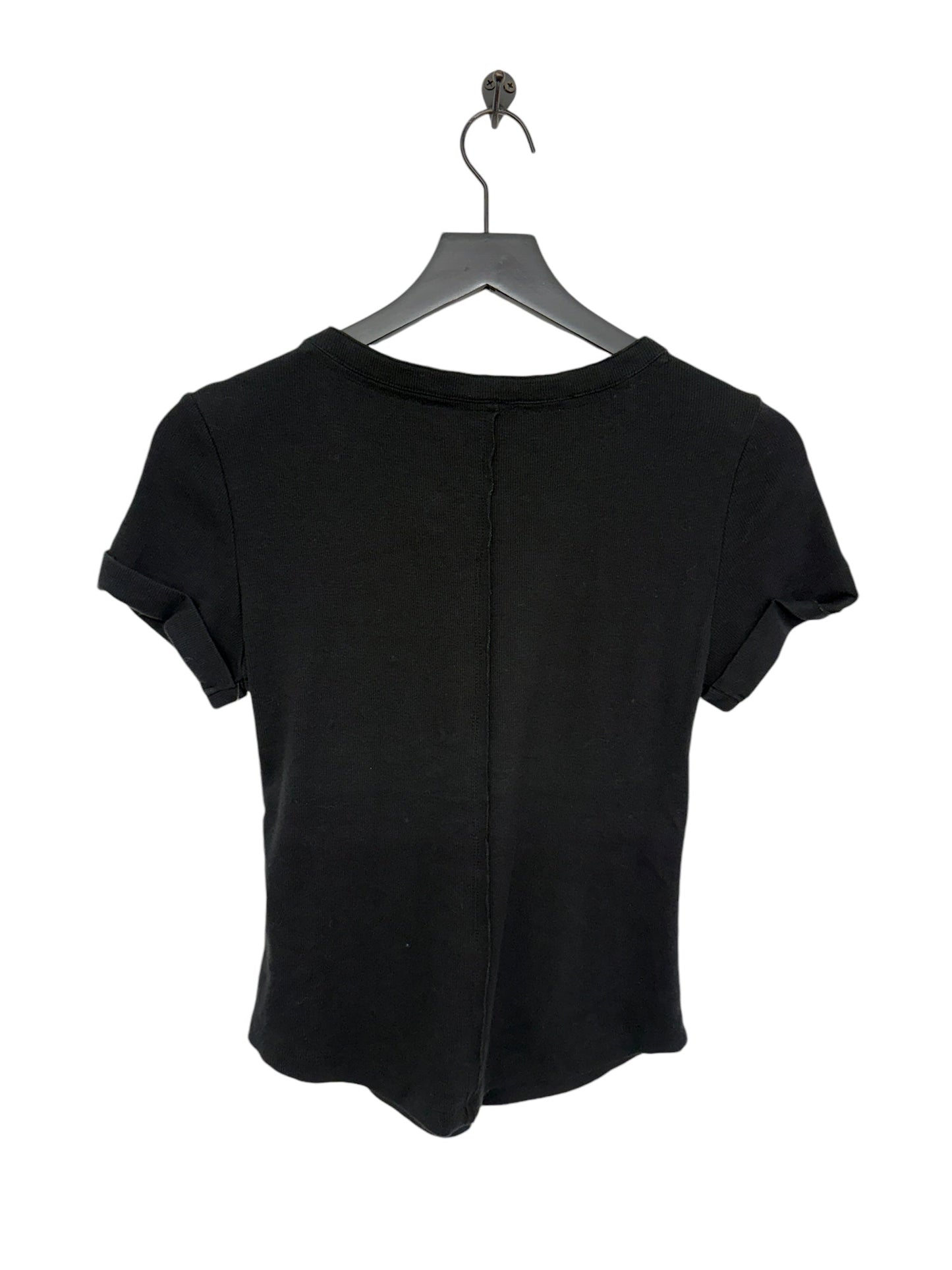 Top Short Sleeve Basic By Pilcro In Black, Size: S