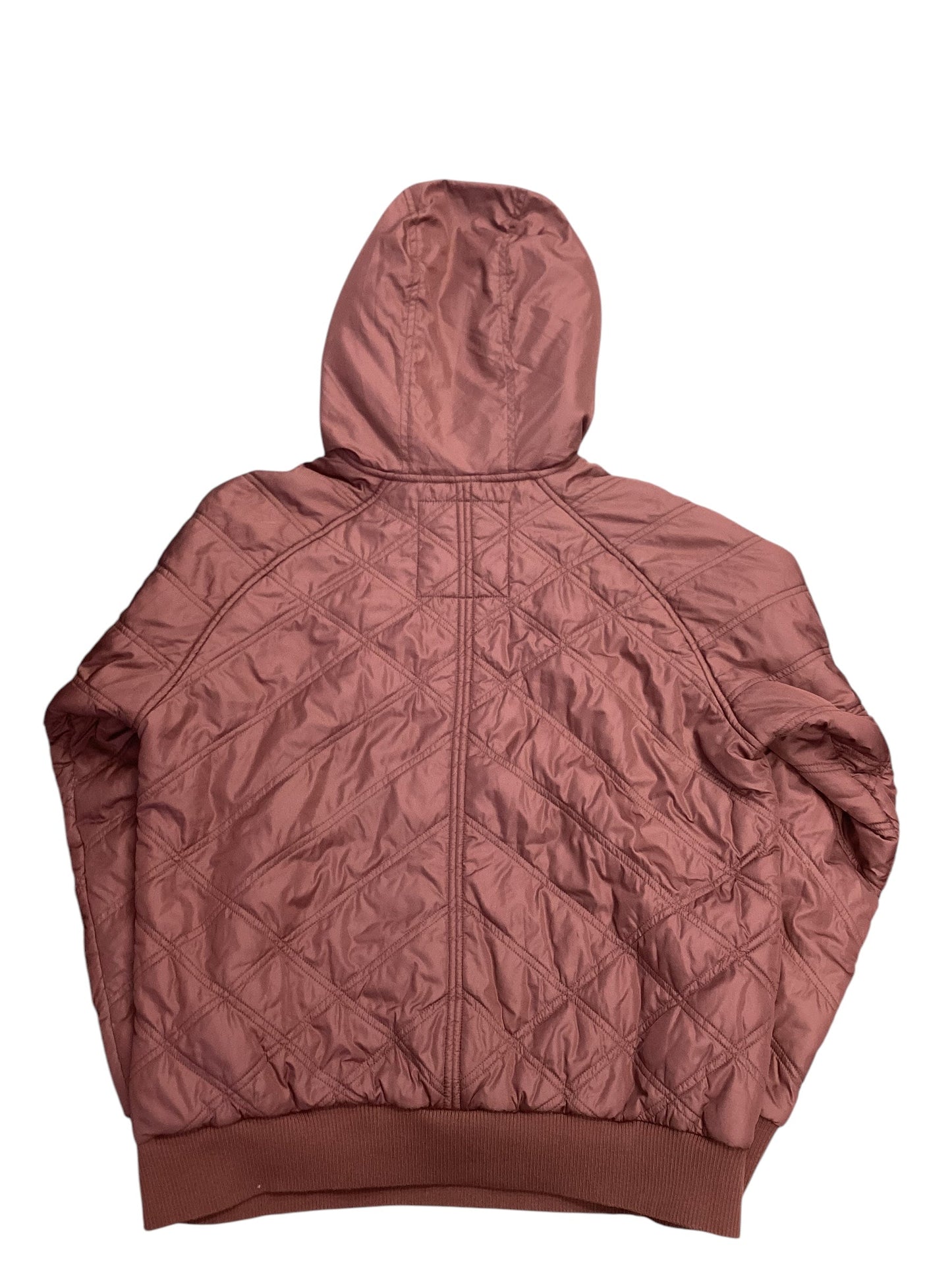 Jacket Puffer & Quilted By Prana In Maroon, Size: L