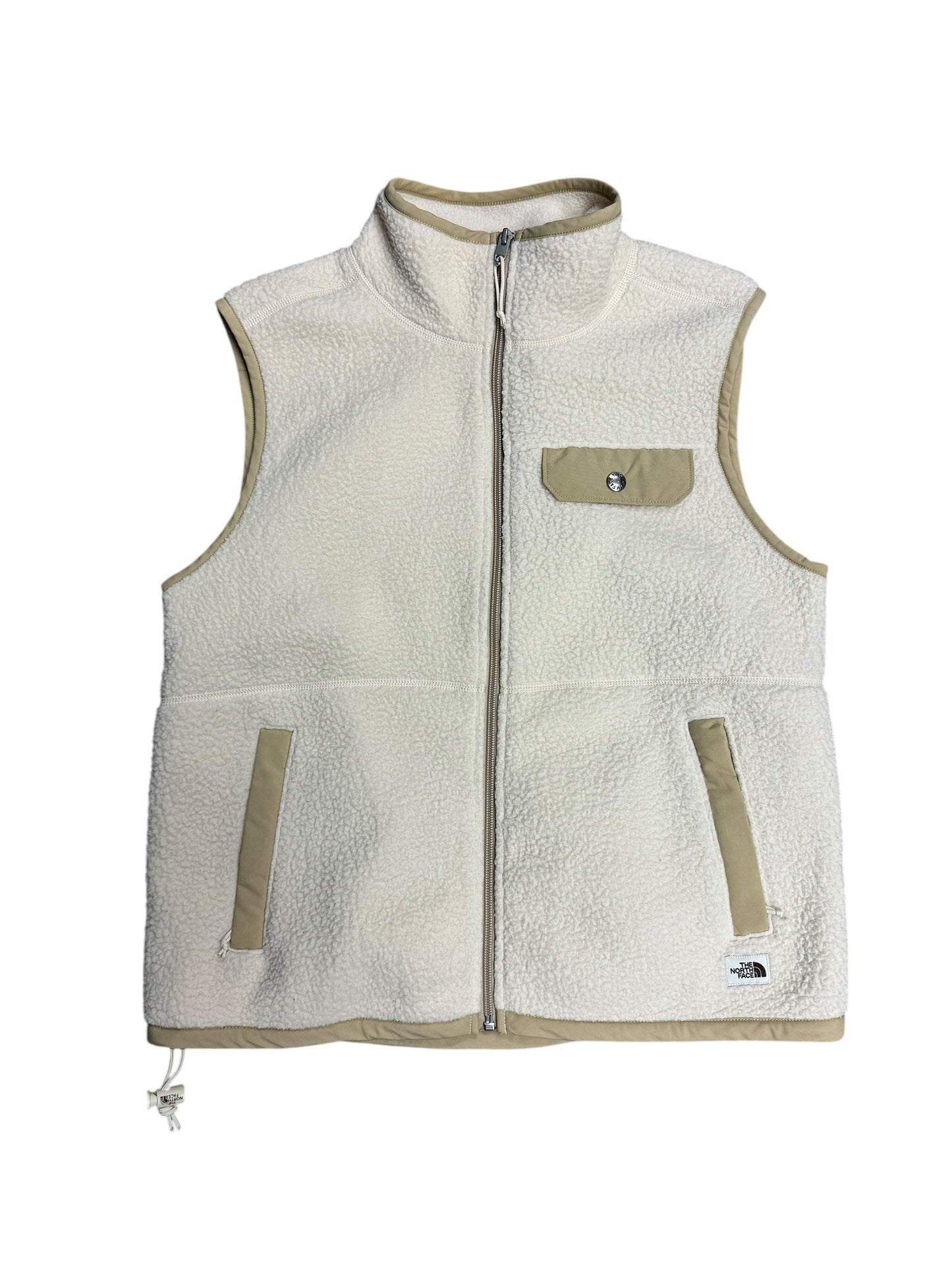 Vest Fleece By The North Face In Cream, Size: M