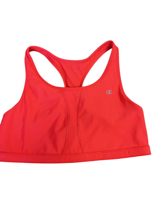 Athletic Bra By Champion In Red, Size: 3x