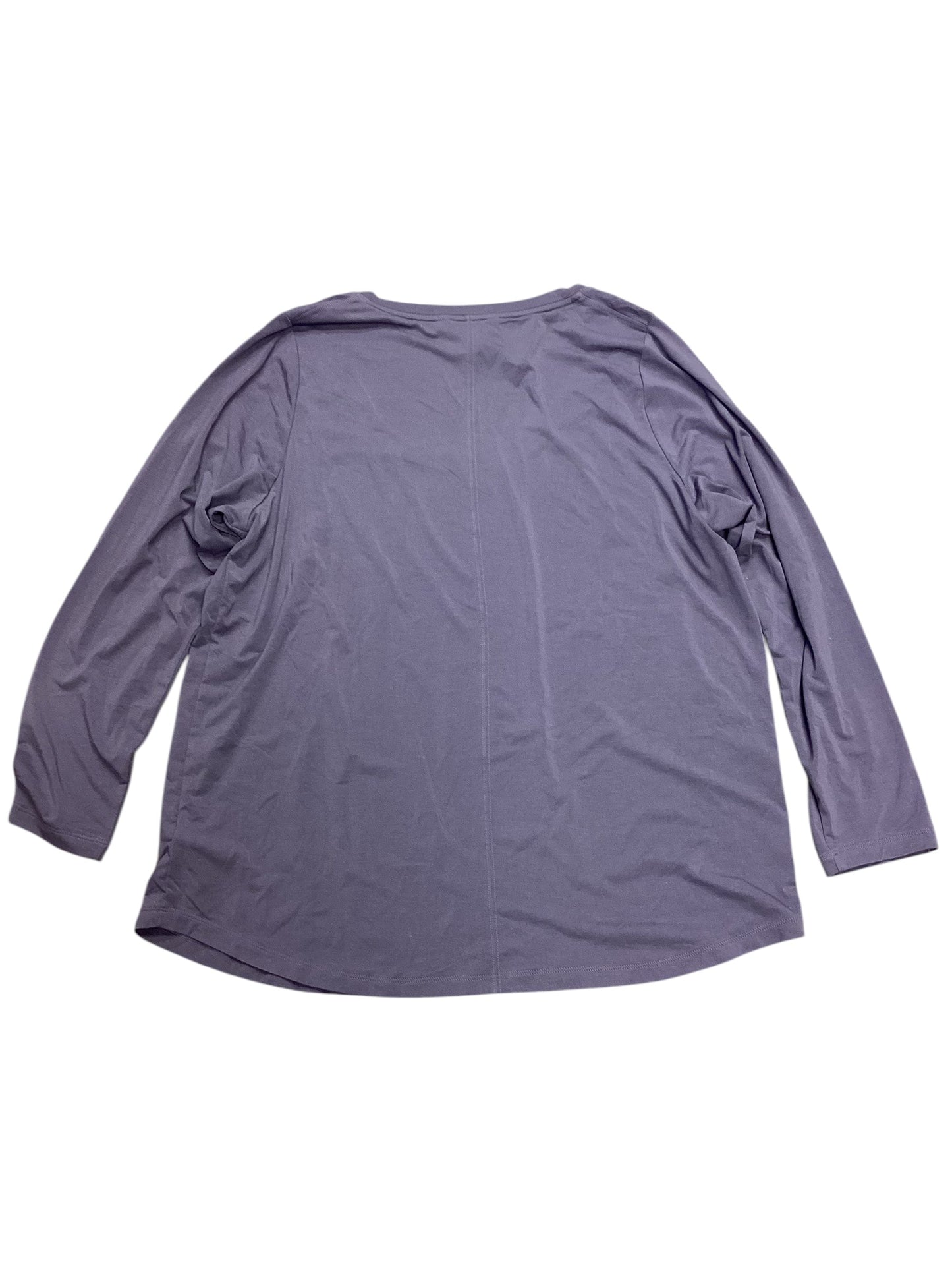 Athletic Top Long Sleeve Crewneck By Athleta In Purple, Size: Xl