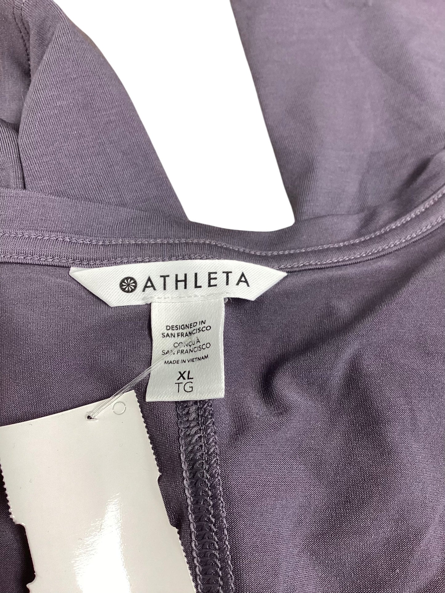 Athletic Top Long Sleeve Crewneck By Athleta In Purple, Size: Xl