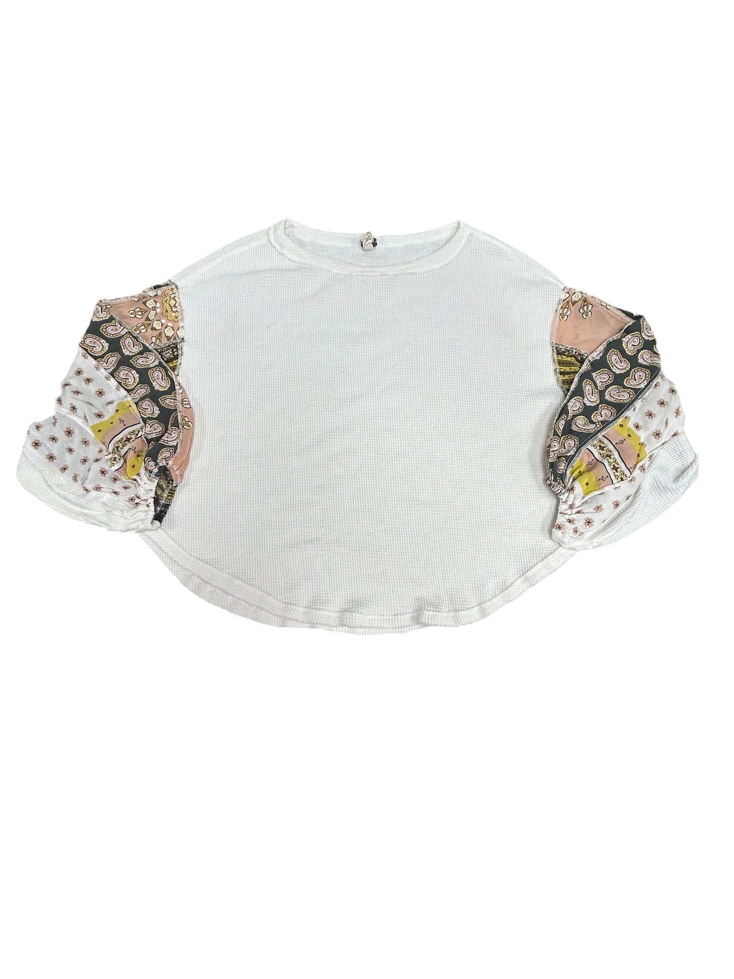 Top Long Sleeve By We The Free In White, Size: M