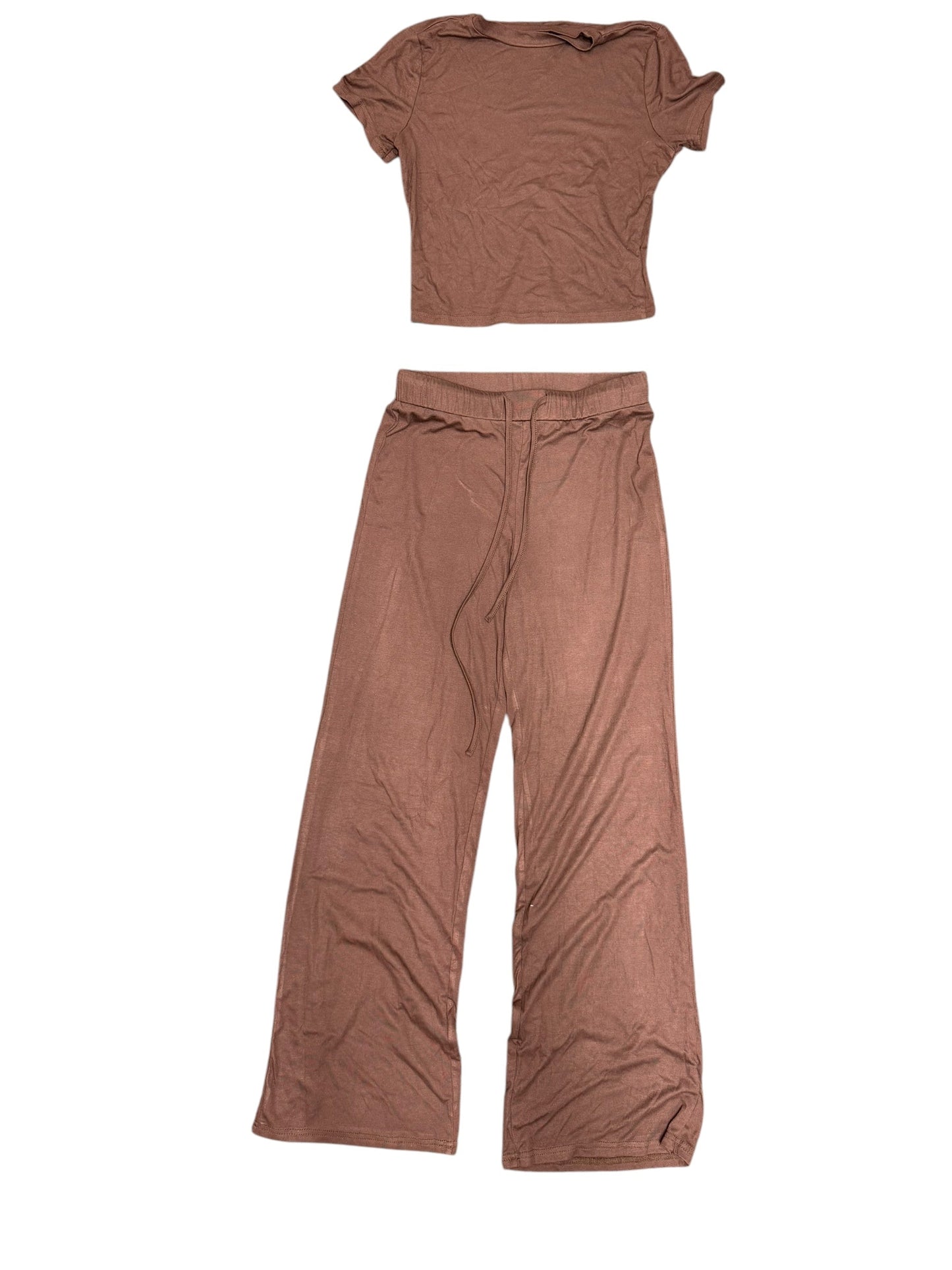 Lounge Set Pants By Cmf In Brown, Size: L