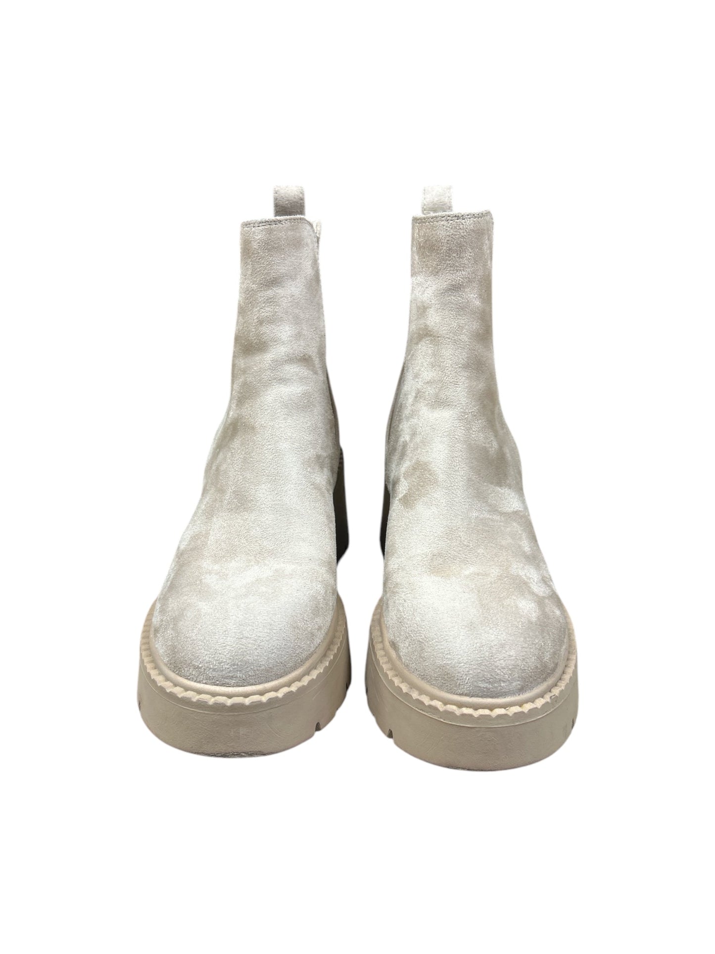 Boots Ankle Heels By Madden Girl In Beige, Size: 8