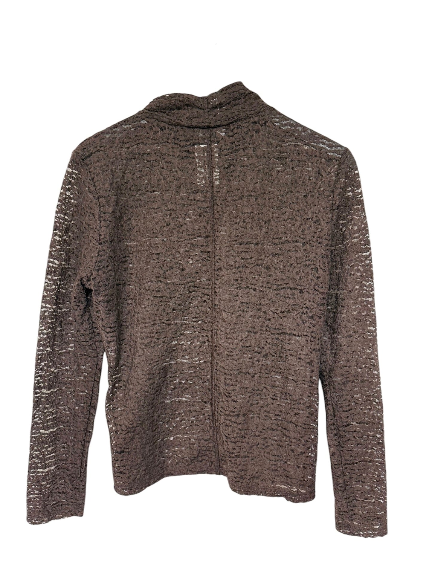 Top Long Sleeve By Sanctuary In Brown, Size: L