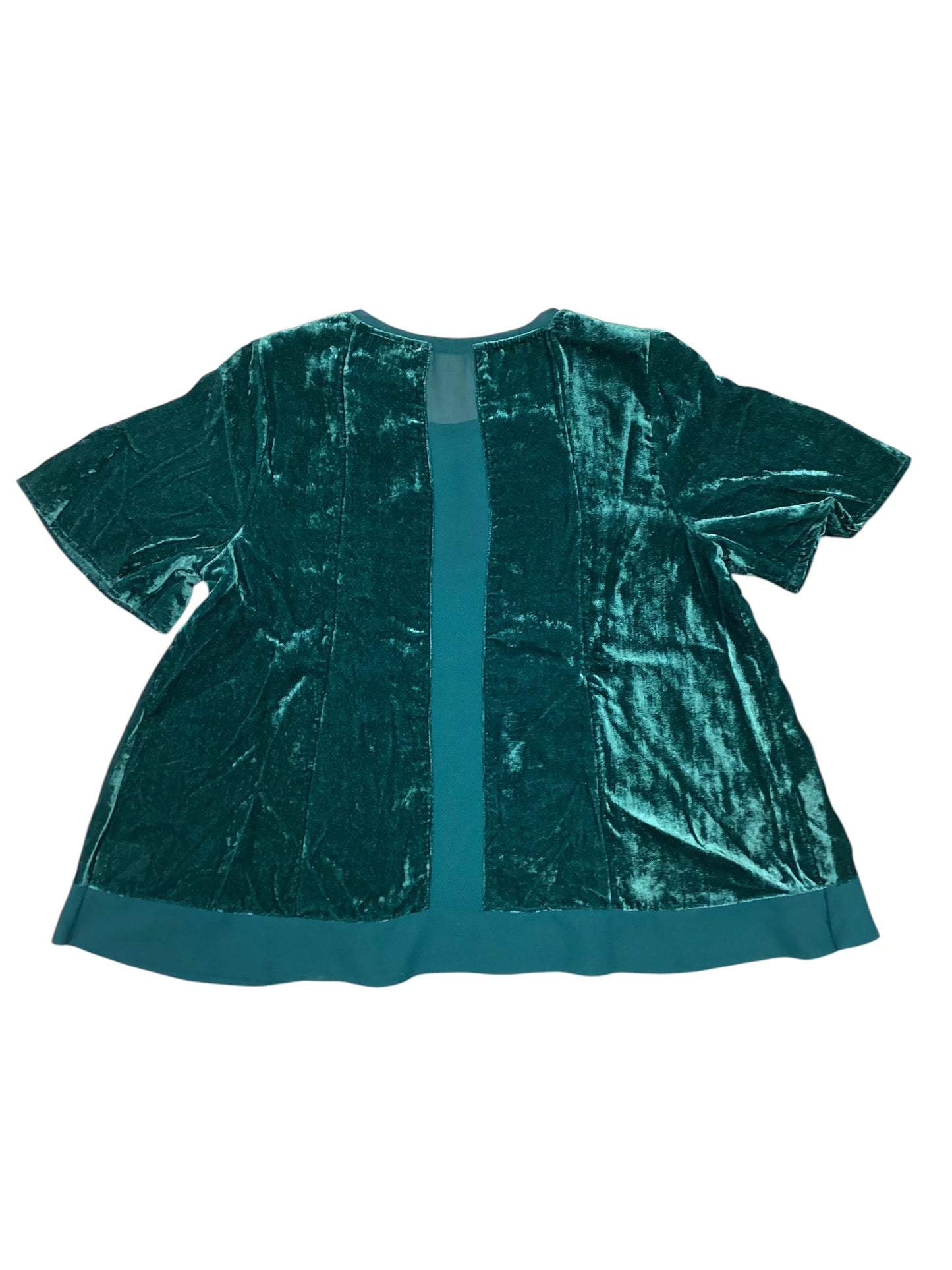 Top Short Sleeve By Maeve In Green, Size: M