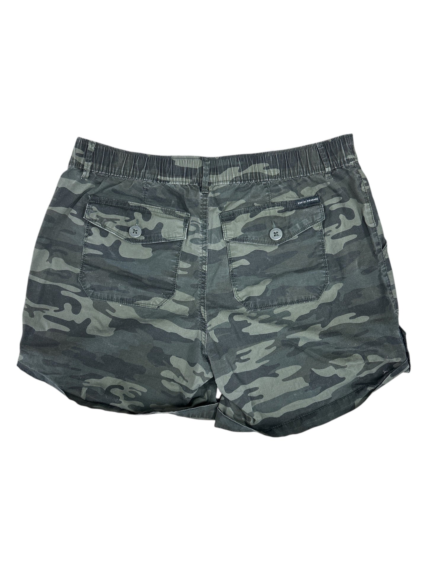 Shorts By Social Standard By Sanctuary In Camouflage Print, Size: Xl