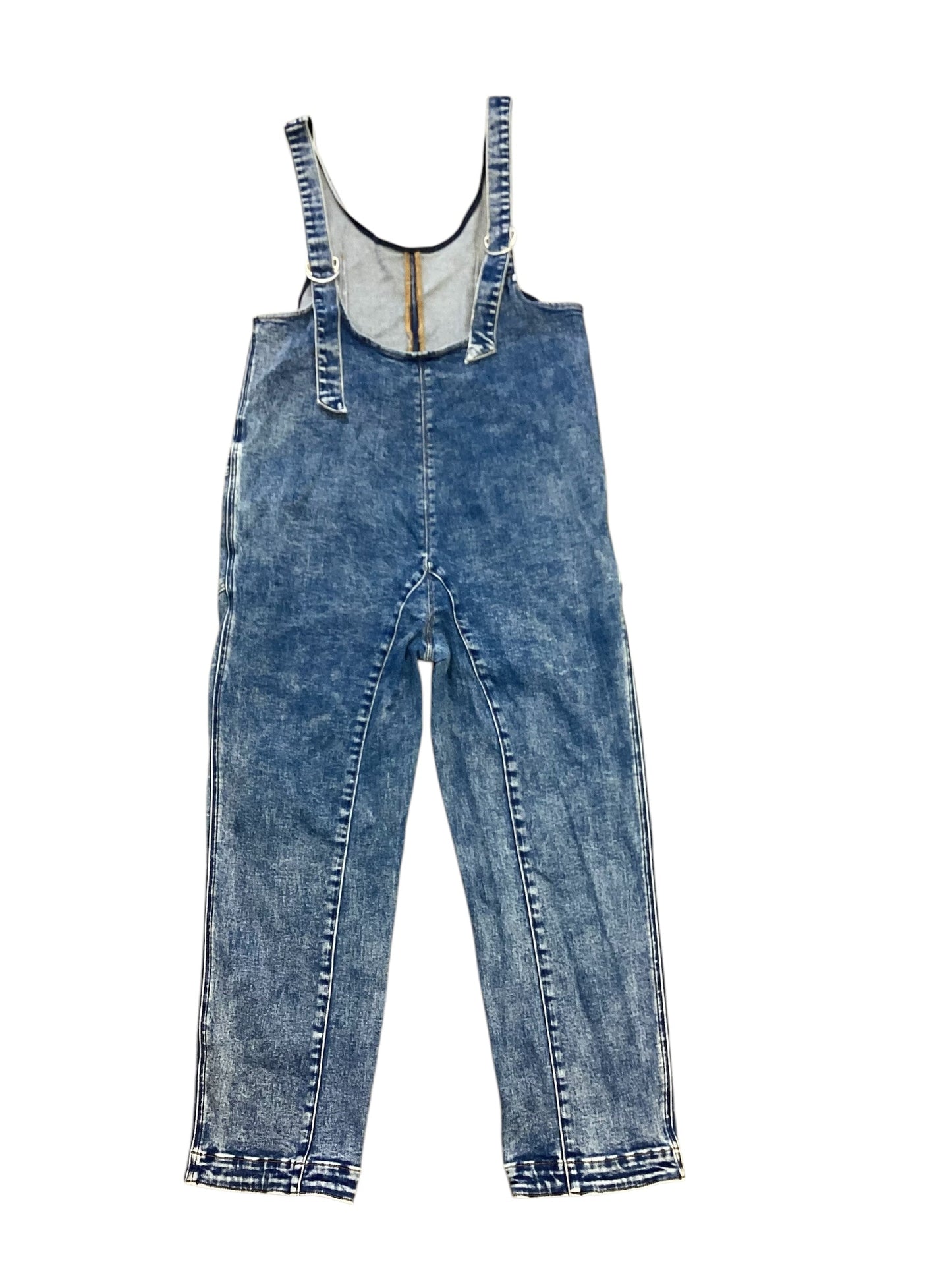 Overalls By Clothes Mentor In Blue Denim, Size: M