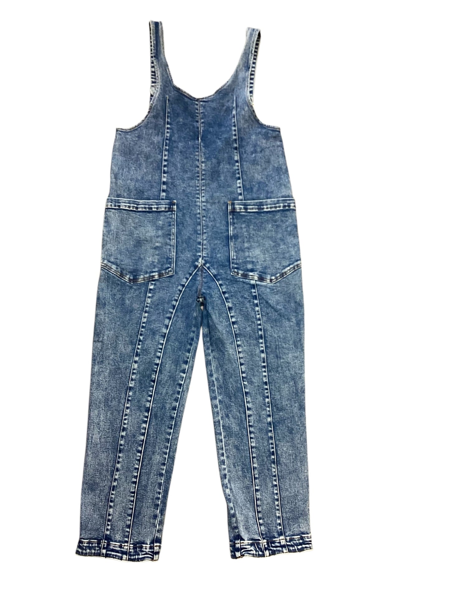 Overalls By Clothes Mentor In Blue Denim, Size: M