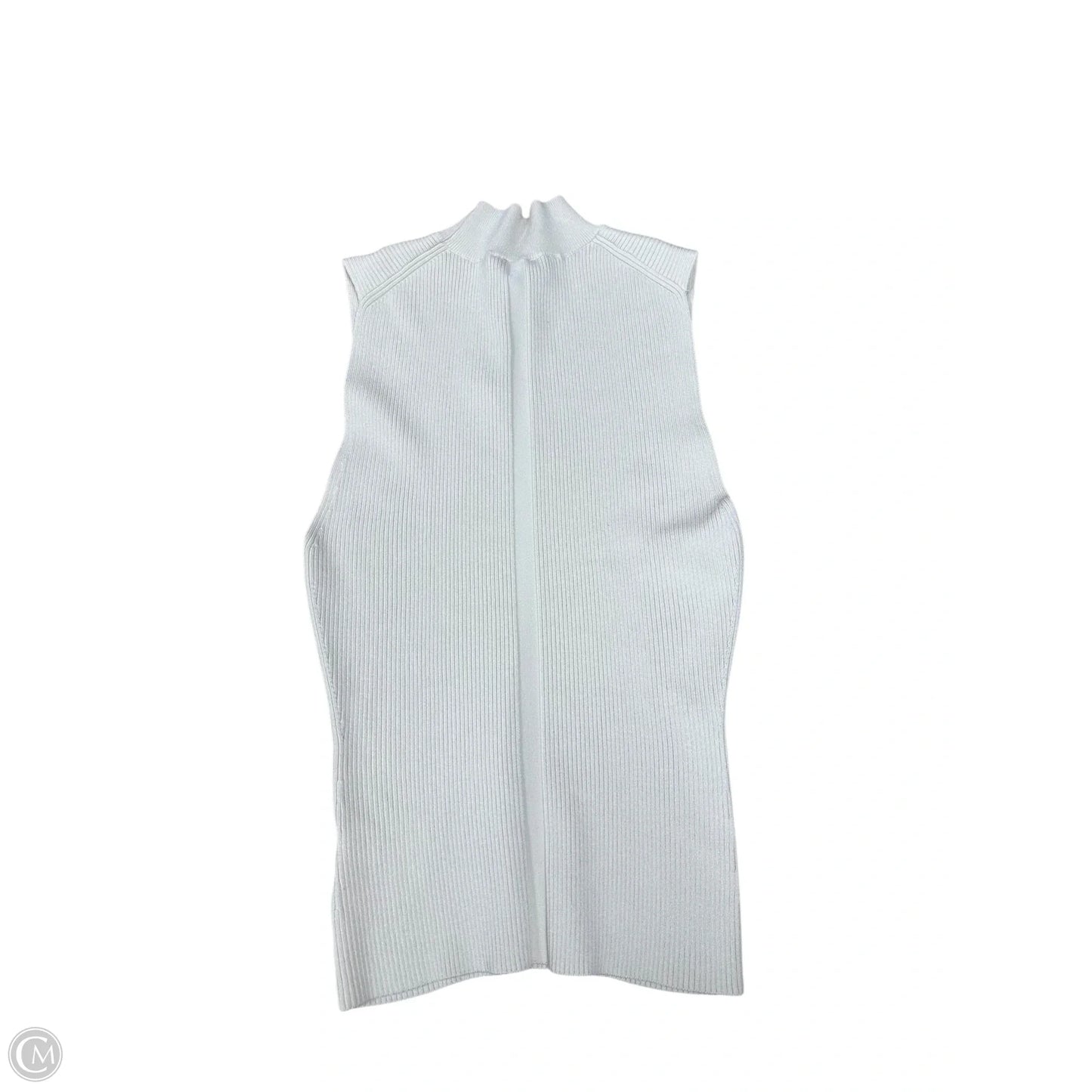 Top Sleeveless By Express In Cream, Size: S