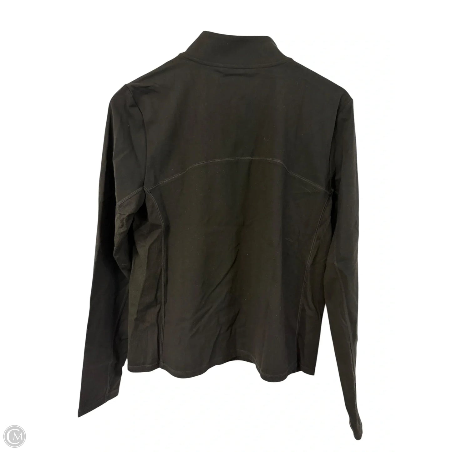 Athletic Top Long Sleeve Collar By Flx In Black, Size: Xl