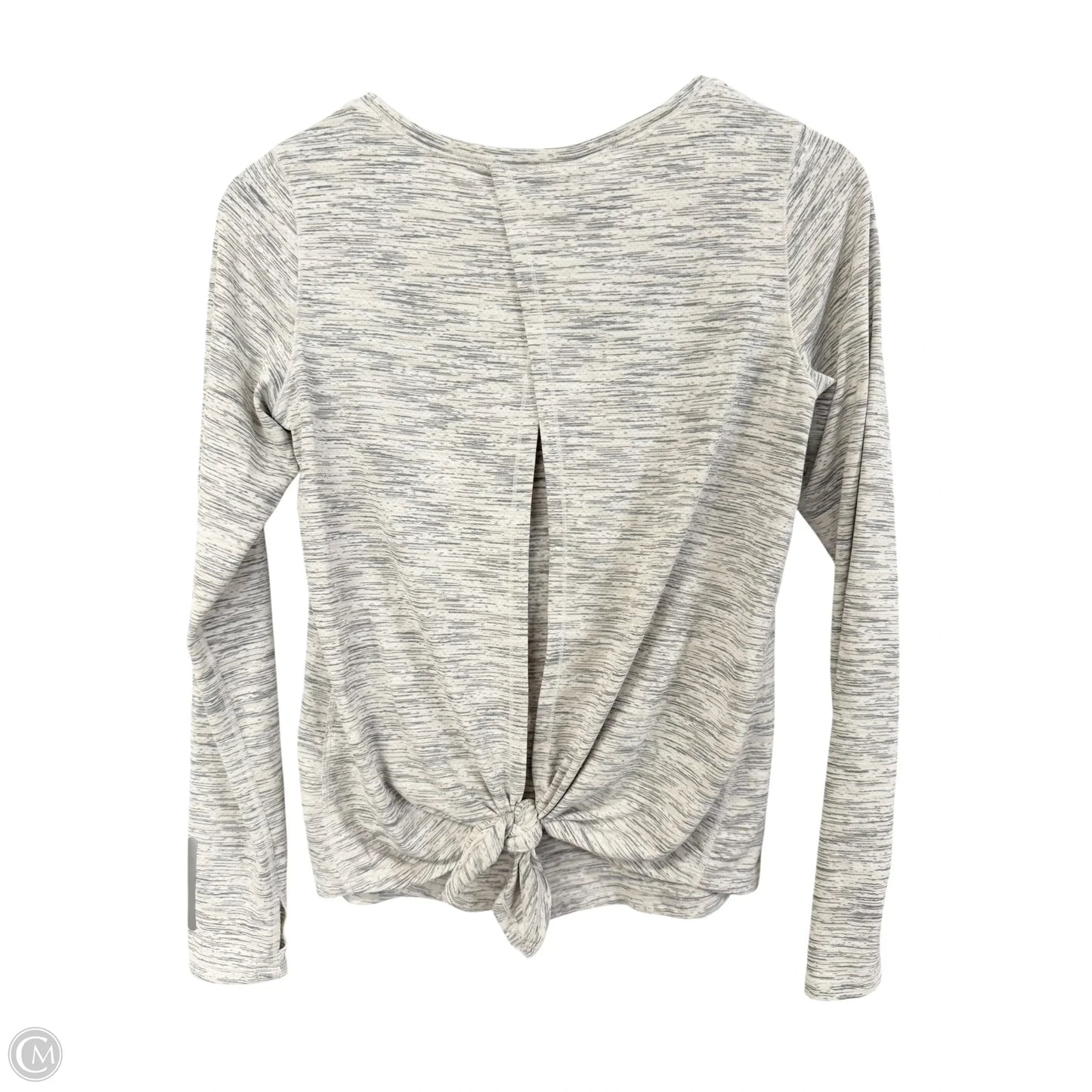 Athletic Top Long Sleeve Crewneck By Zyia In Grey, Size: M