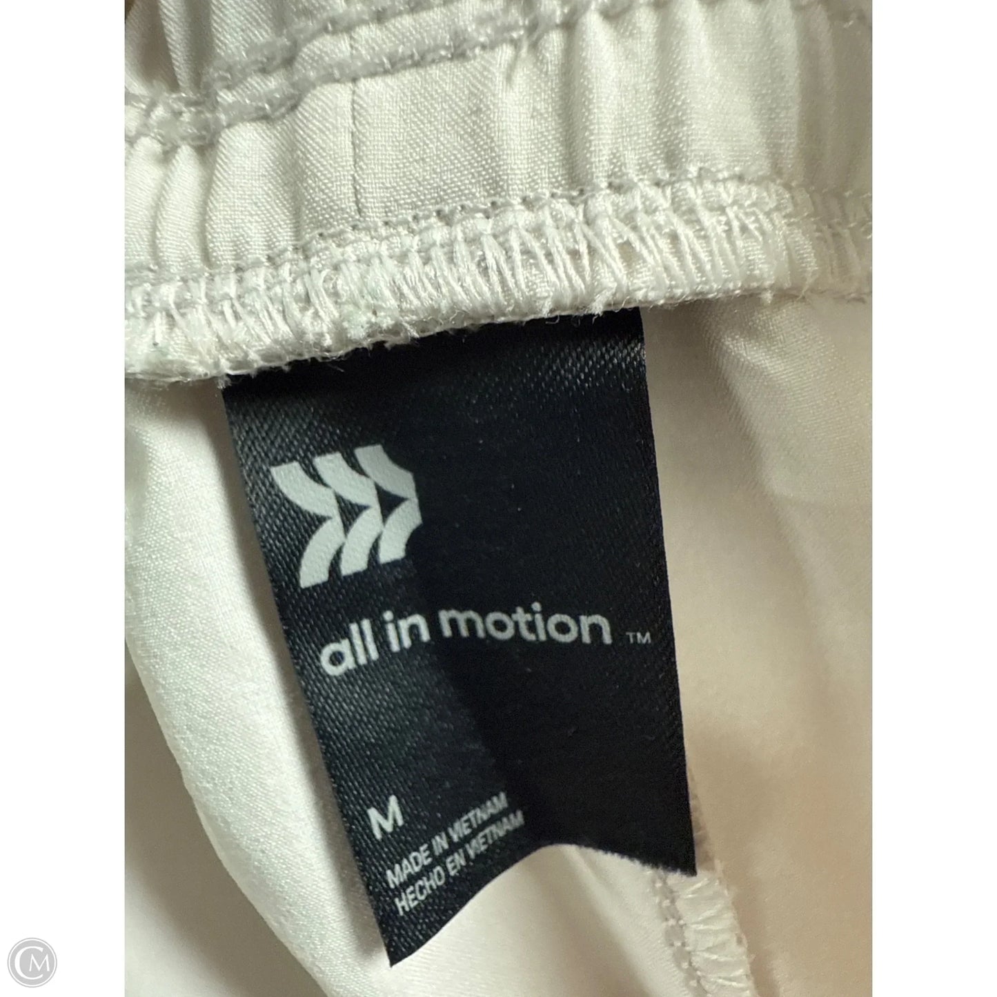 Athletic Pants By All In Motion In Cream, Size: M