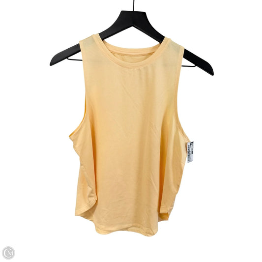 Athletic Tank Top By Jockey In Yellow, Size: S