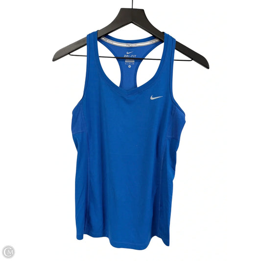 Athletic Tank Top By Nike Apparel In Blue, Size: S