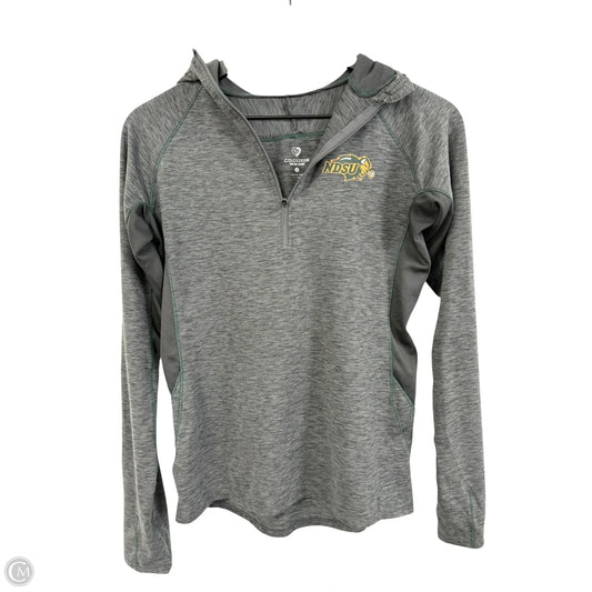 Athletic Top Long Sleeve Hoodie By Colosseum In Grey, Size: S