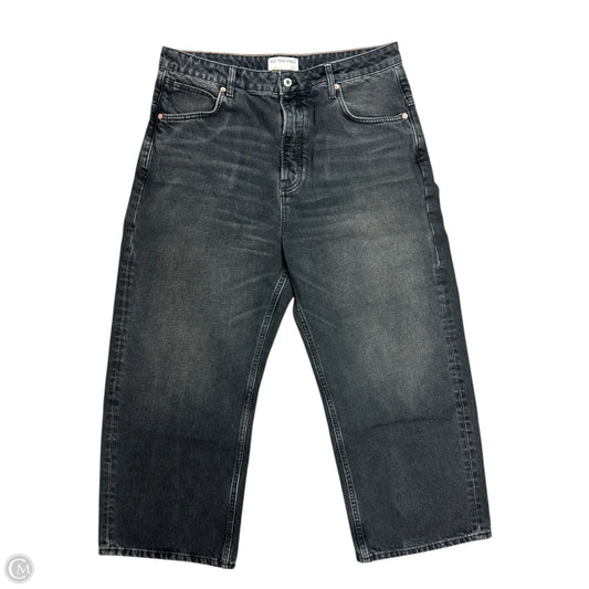 Jeans Wide Leg By We The Free In Black Denim, Size: 14