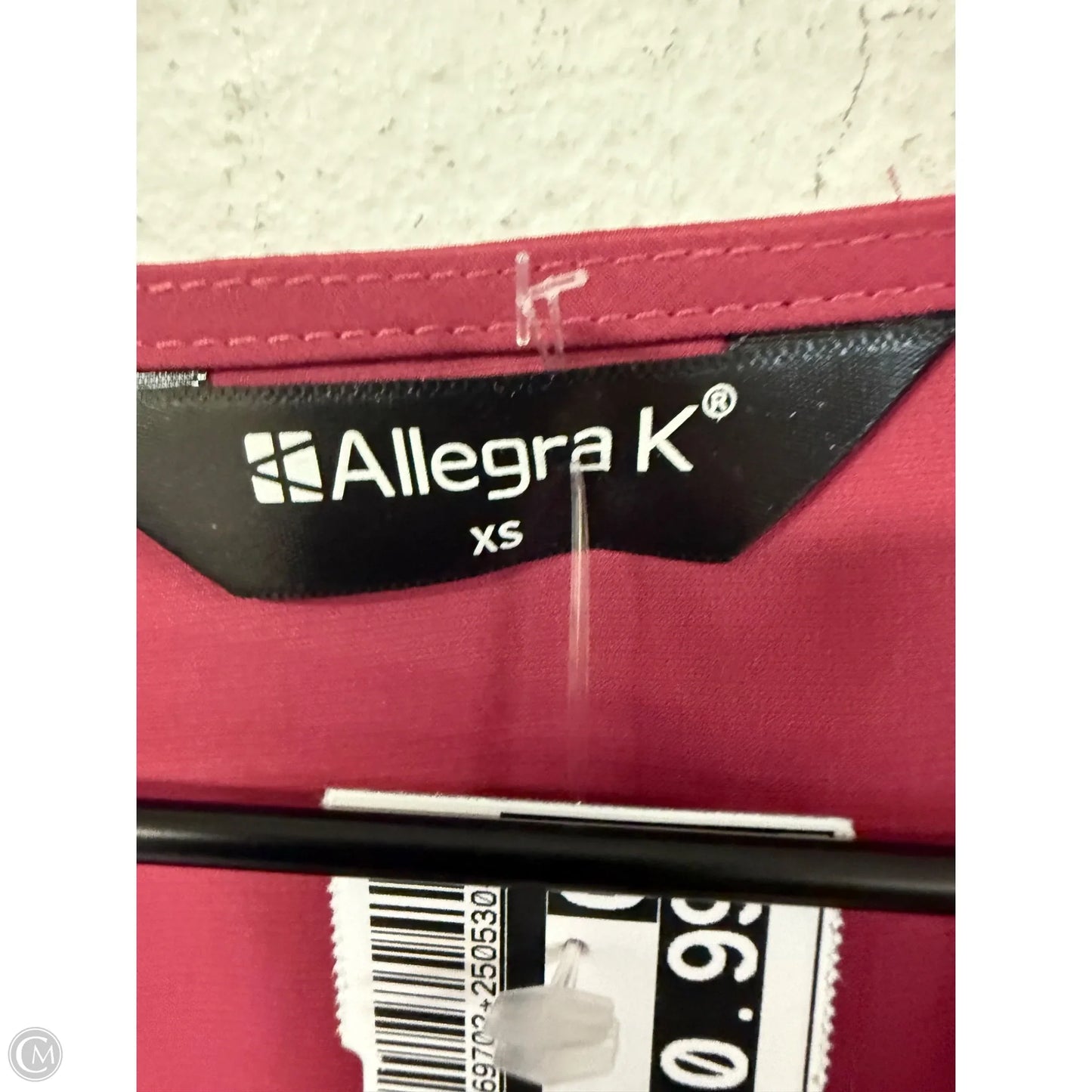 Top Long Sleeve By Allegra K In Pink, Size: Xs