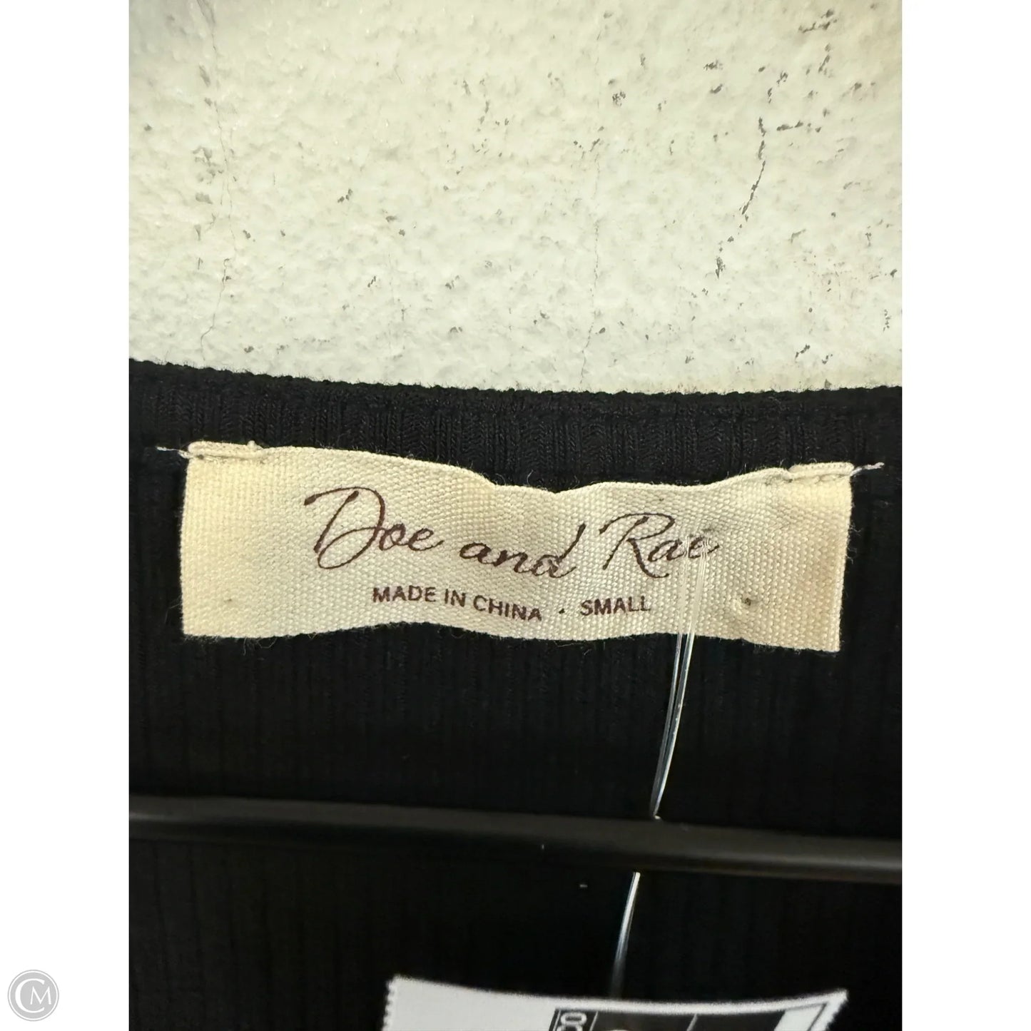 Top Long Sleeve By Doe & Rae In Black, Size: S