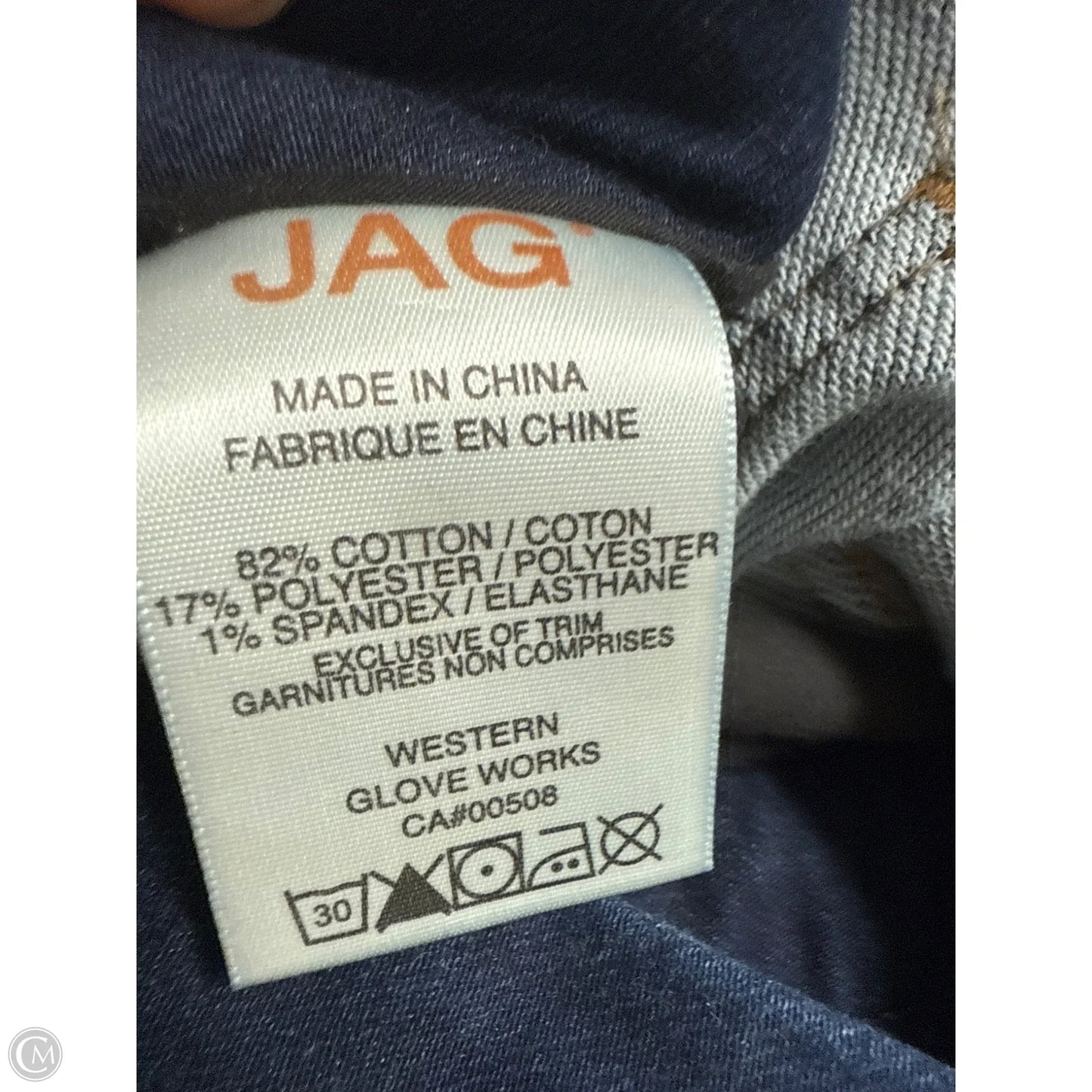 Jeans Jeggings By Jag In Blue Denim, Size: 8