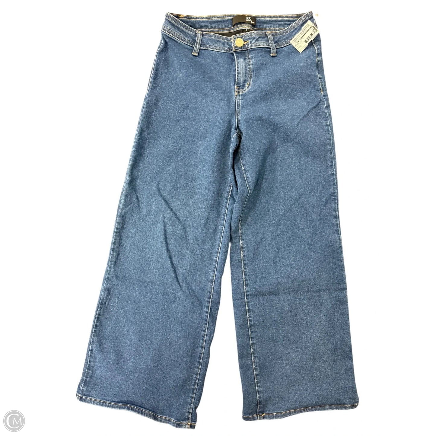 Jeans Wide Leg By 1822 Denim In Blue Denim, Size: 6