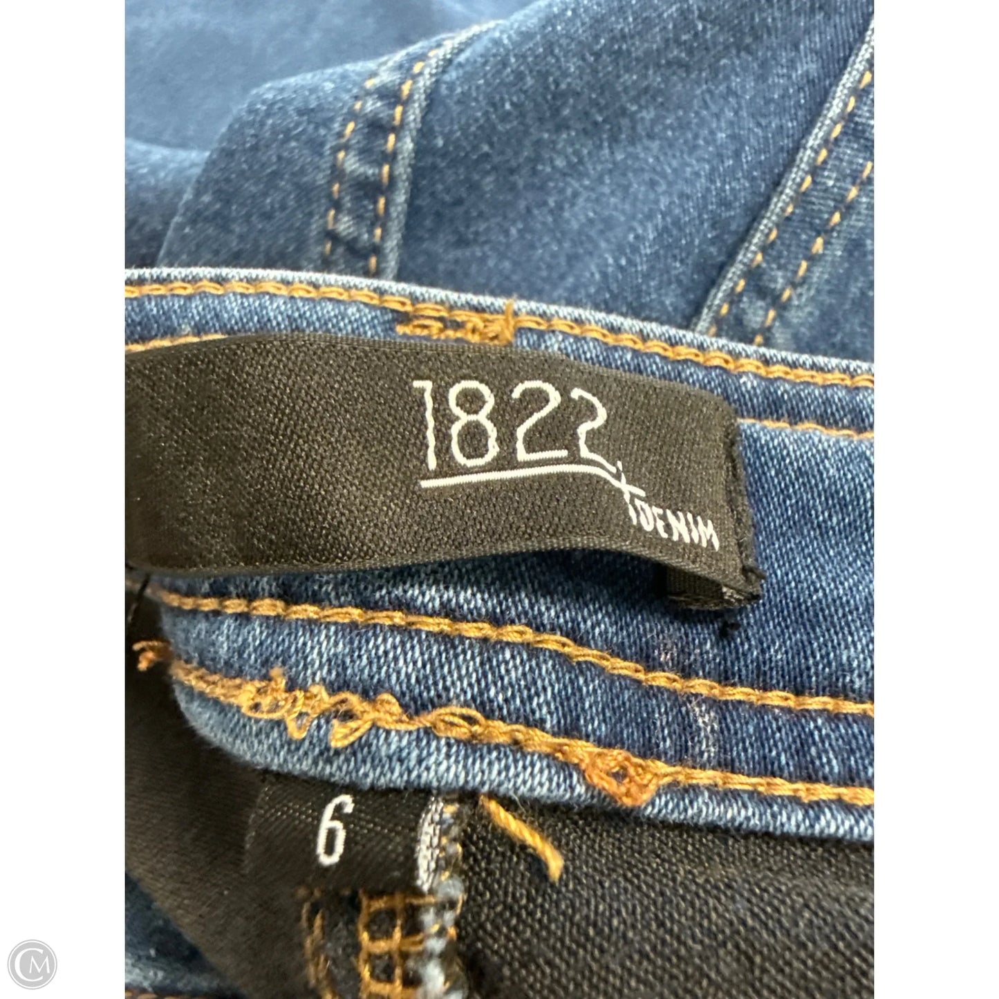 Jeans Wide Leg By 1822 Denim In Blue Denim, Size: 6