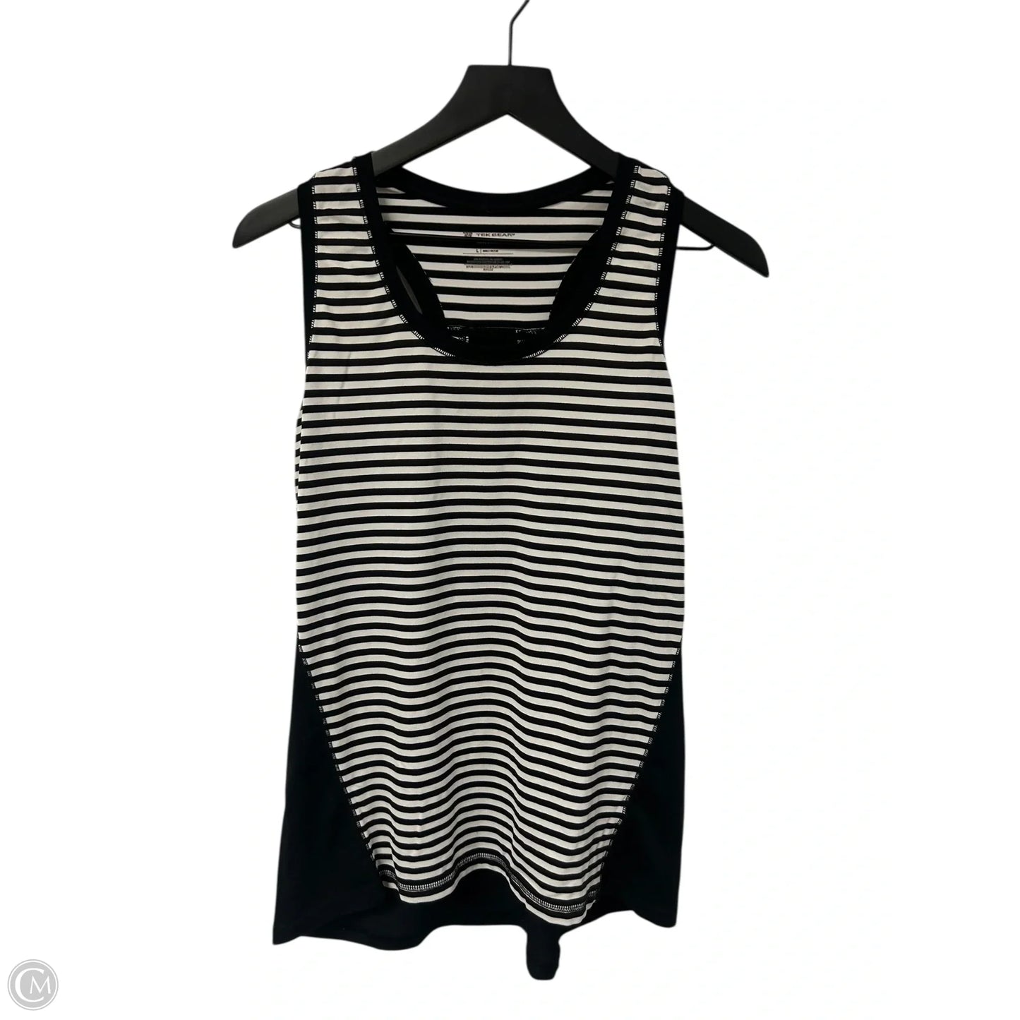 Athletic Tank Top By Tek Gear In Black, Size: L