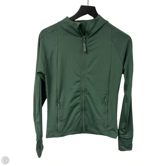 Athletic Jacket By Clothes Mentor In Green, Size: S