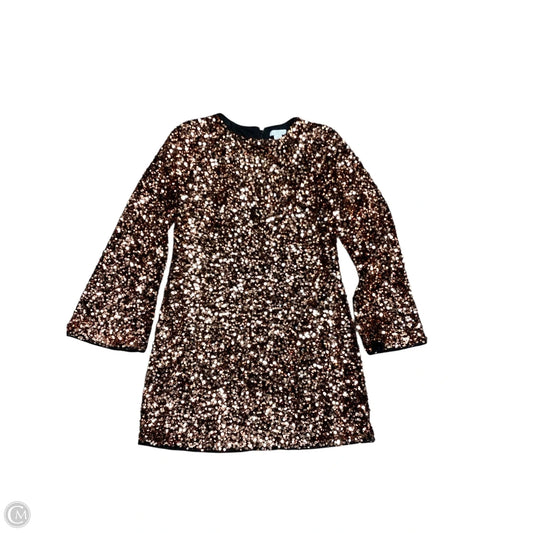 Dress Party Short By H&m In Gold, Size: S