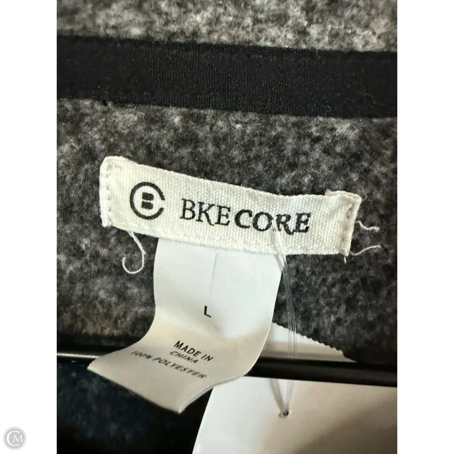 Sweatshirt Hoodie By Bke In Grey, Size: L